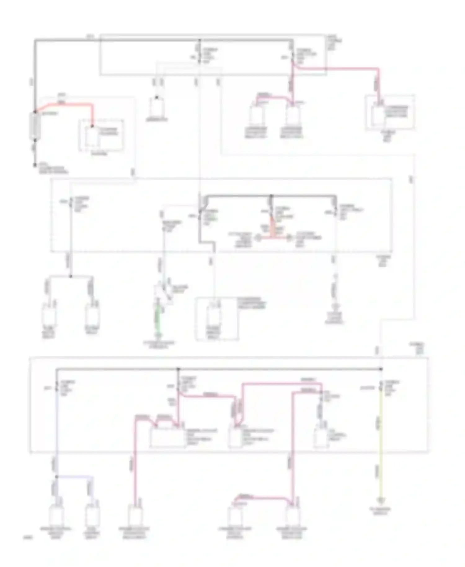 Wiring diagram ecm control relay for Hyundai Sonata III (1993-1996) (4 of 5)