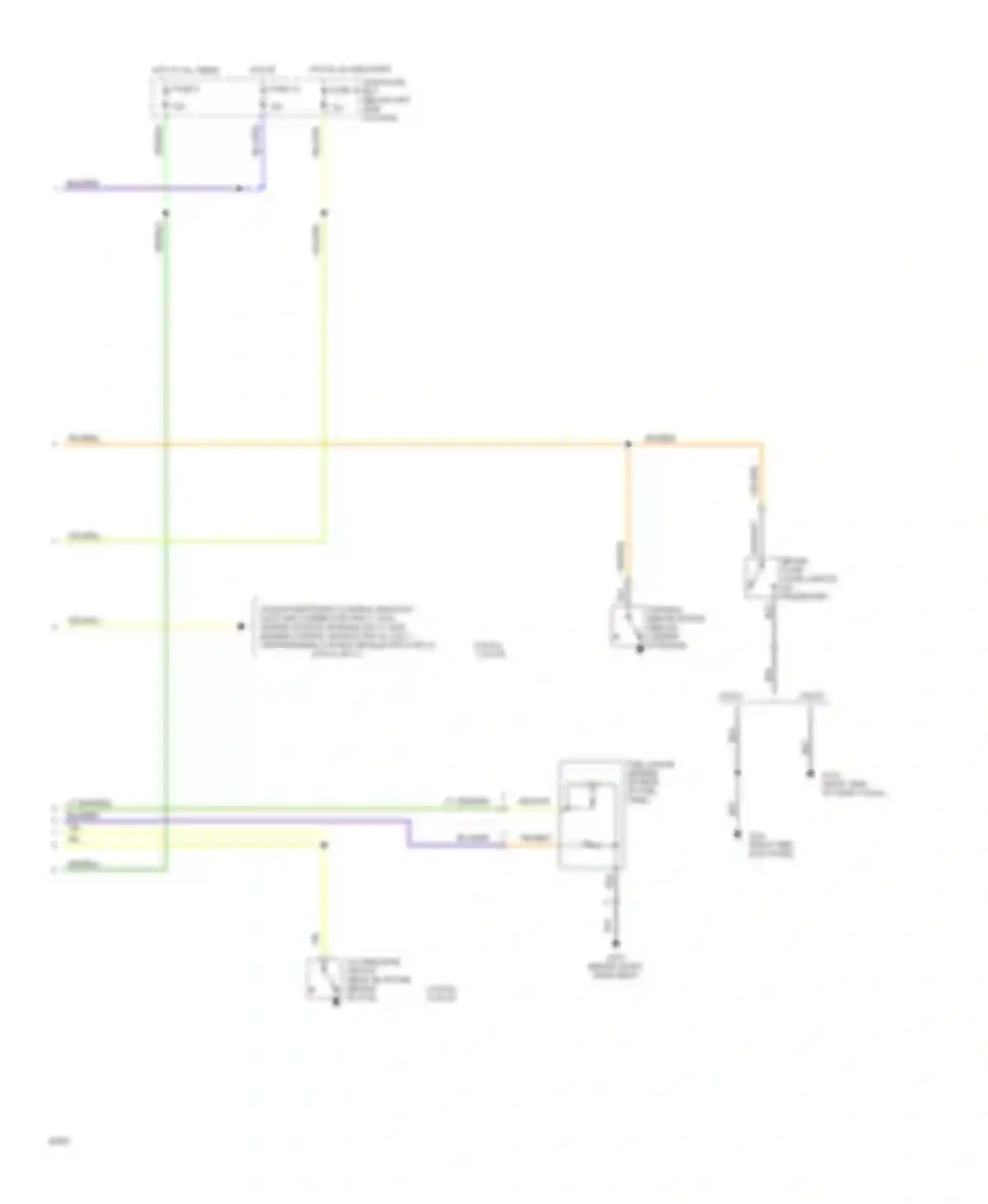 Wiring diagram passive restraint control modules for Hyundai Sonata III (1993-1996) (1 of 1)