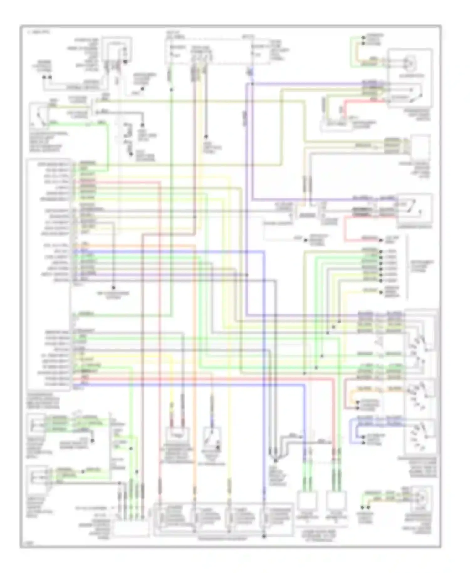 Wiring diagram throttle position sensor for Hyundai Sonata III (1993-1996) (1 of 1)