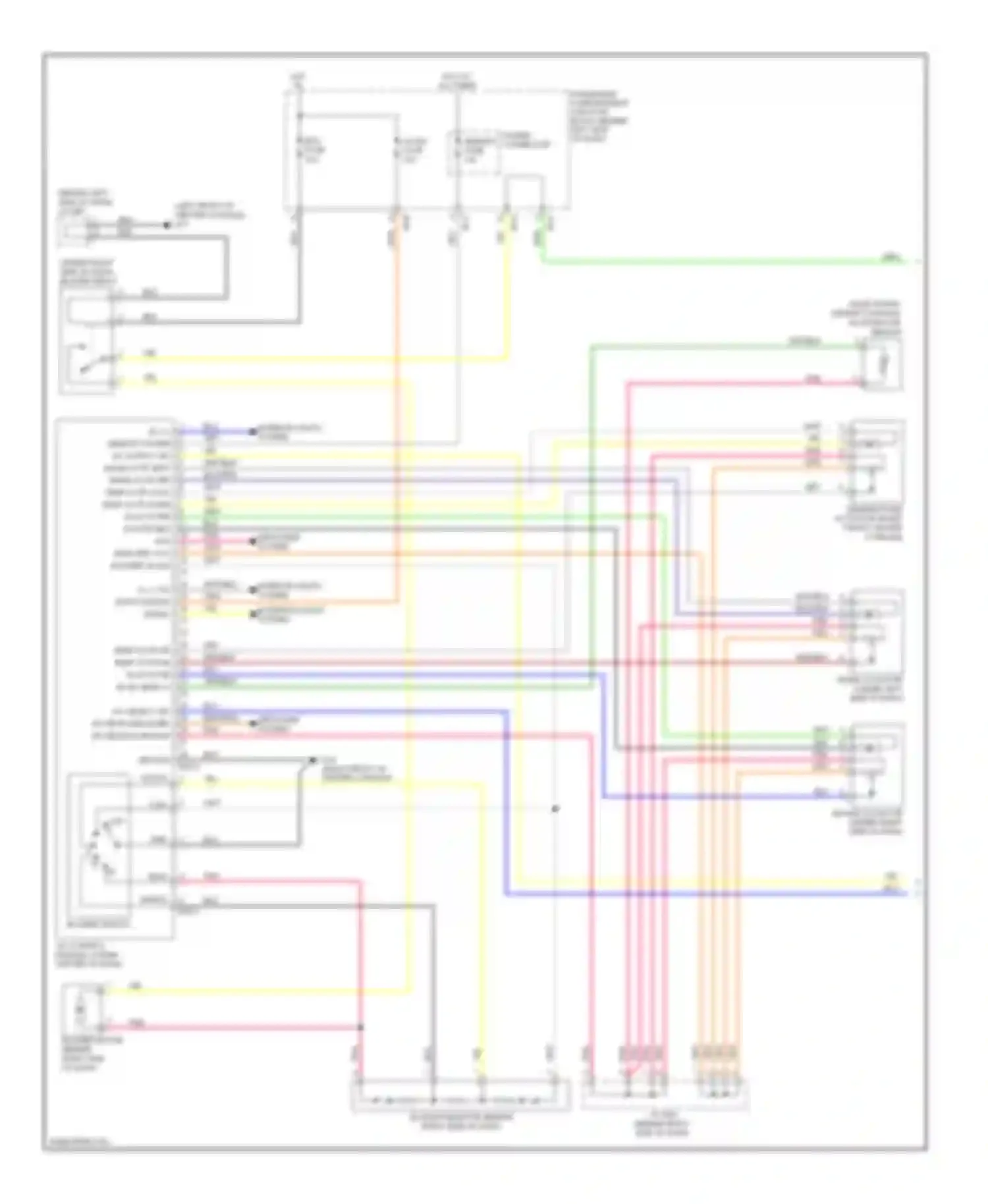 Sonata Hyundai IV facelift (2001-2012): Manual a/c circuit (1 of 2)