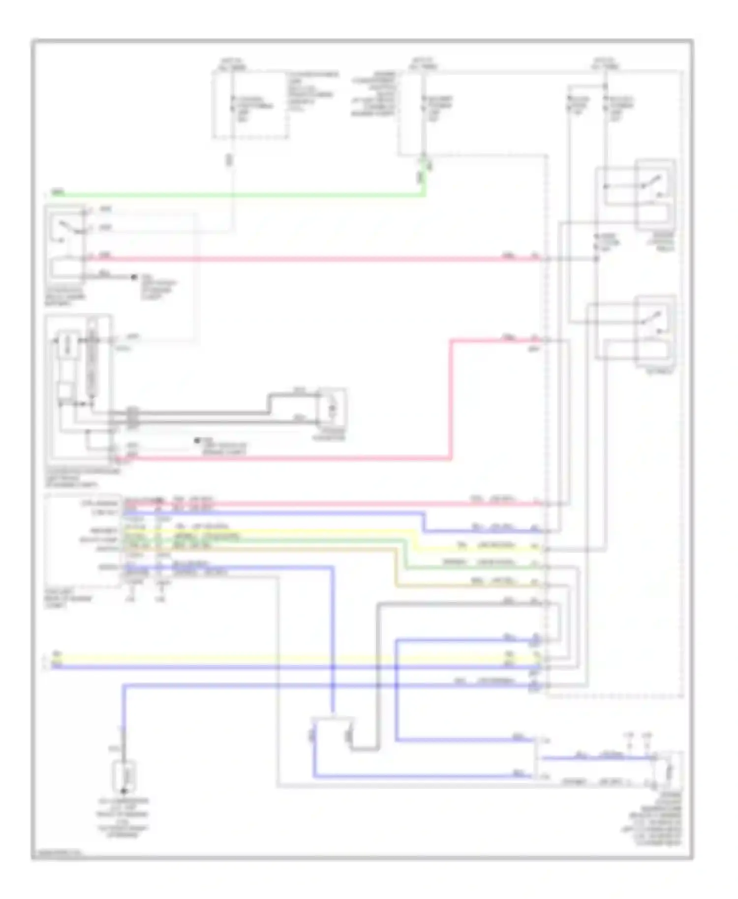 Sonata Hyundai IV facelift (2001-2012): Manual a/c circuit (2 of 2)