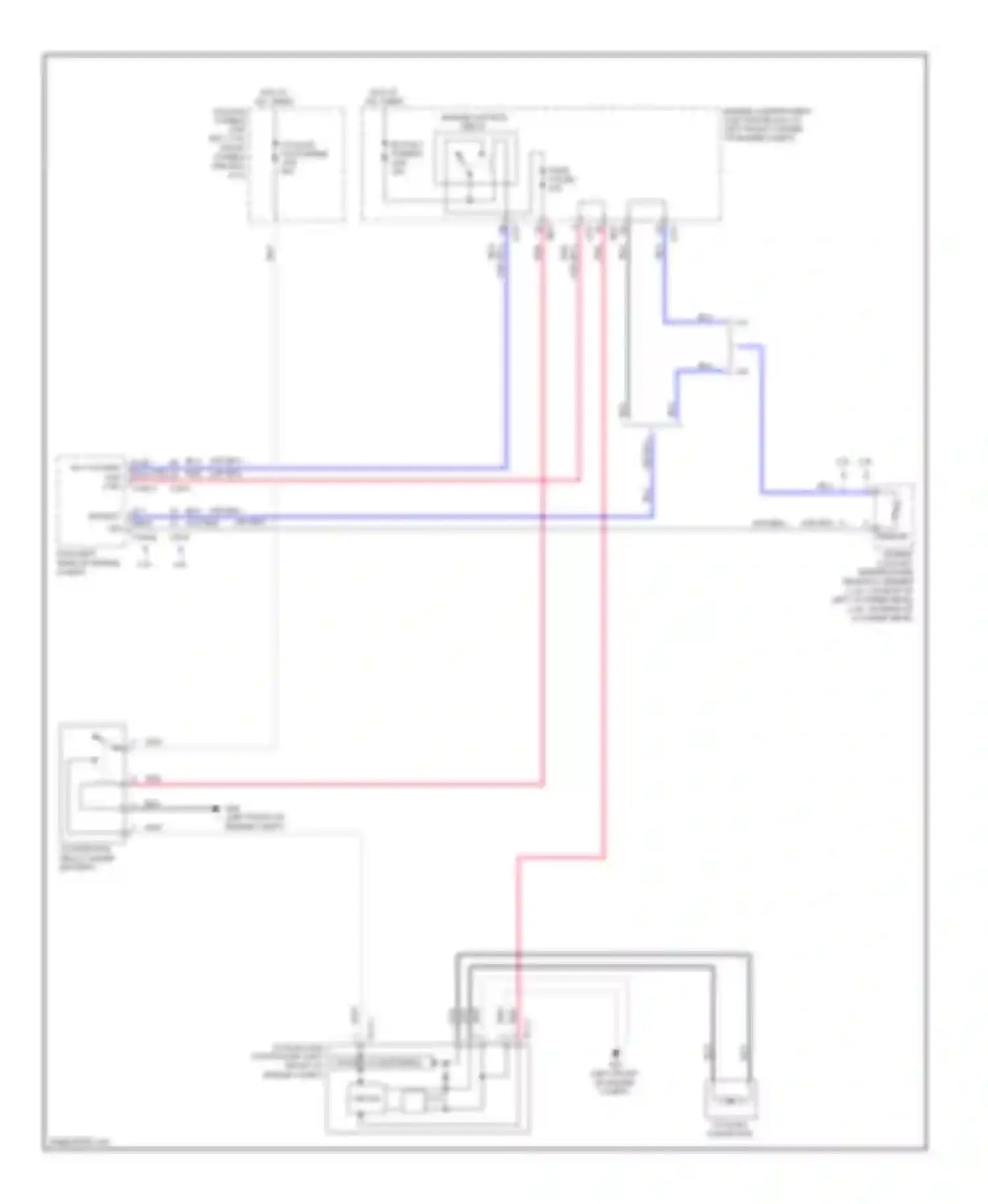 Sonata Hyundai IV facelift (2001-2012): Cooling fan circuit