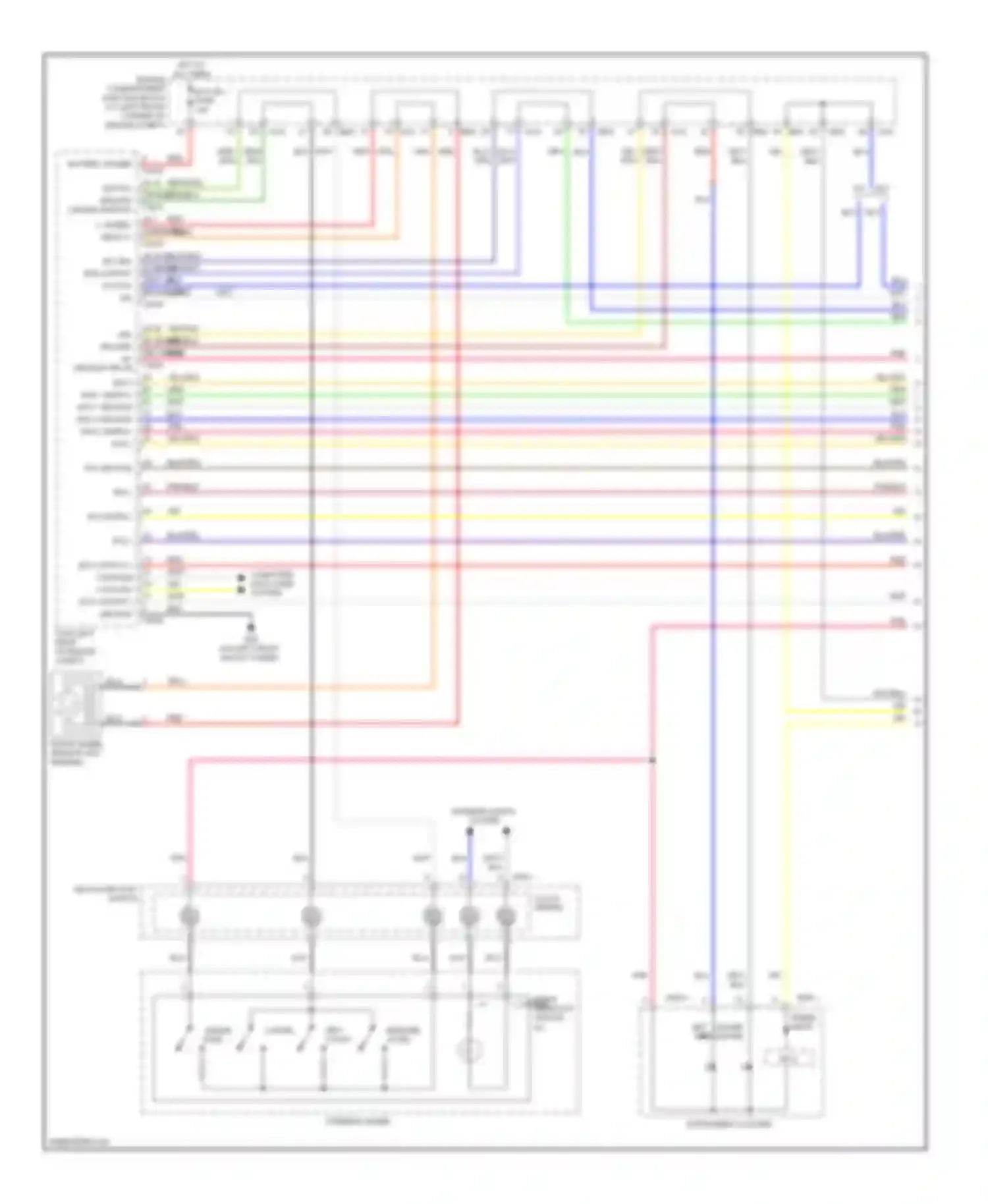 Sonata Hyundai IV facelift (2001-2012): 2.4l, cruise control circuit (1 of 2)