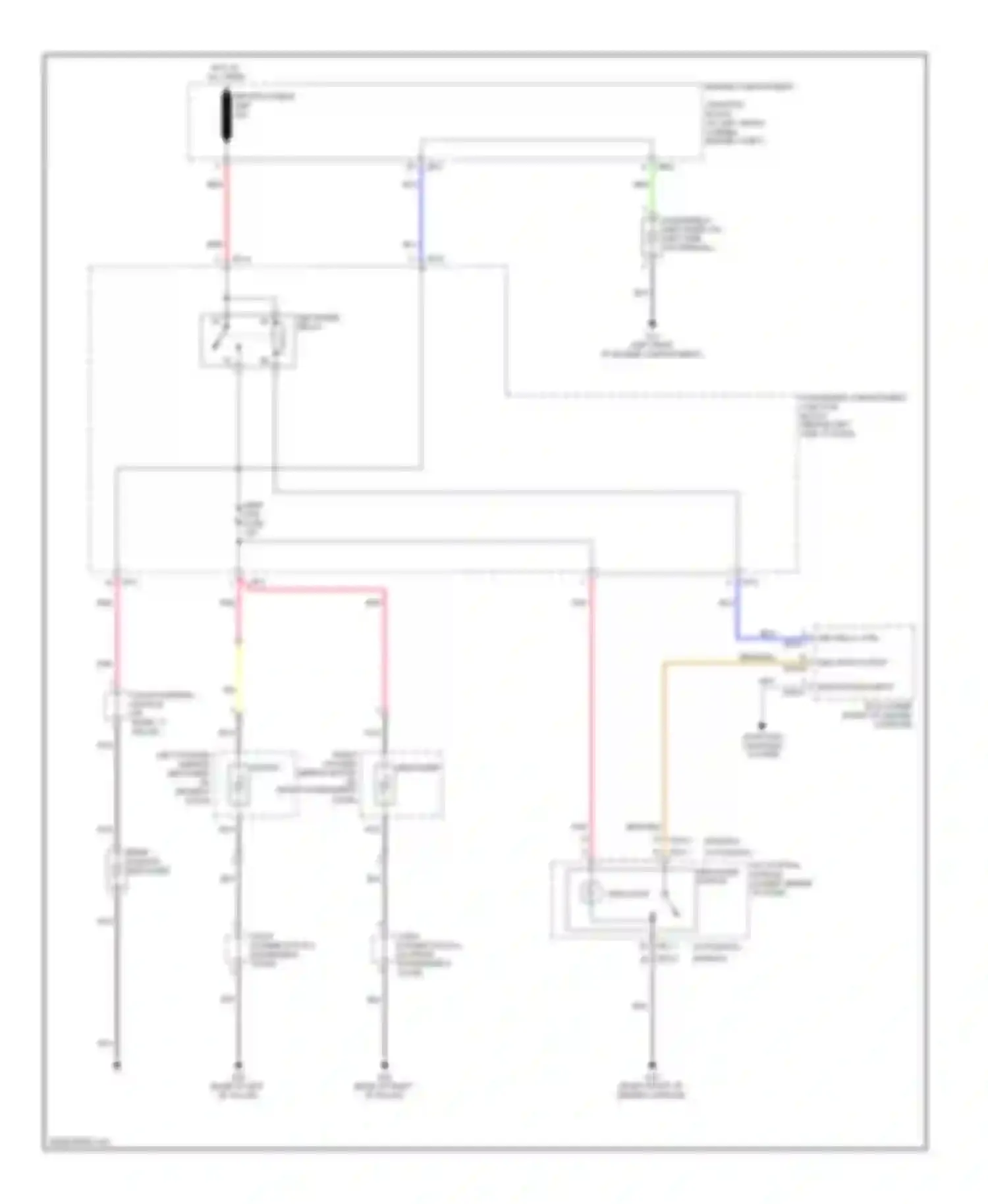 Sonata Hyundai IV facelift (2001-2012): Defoggers circuit