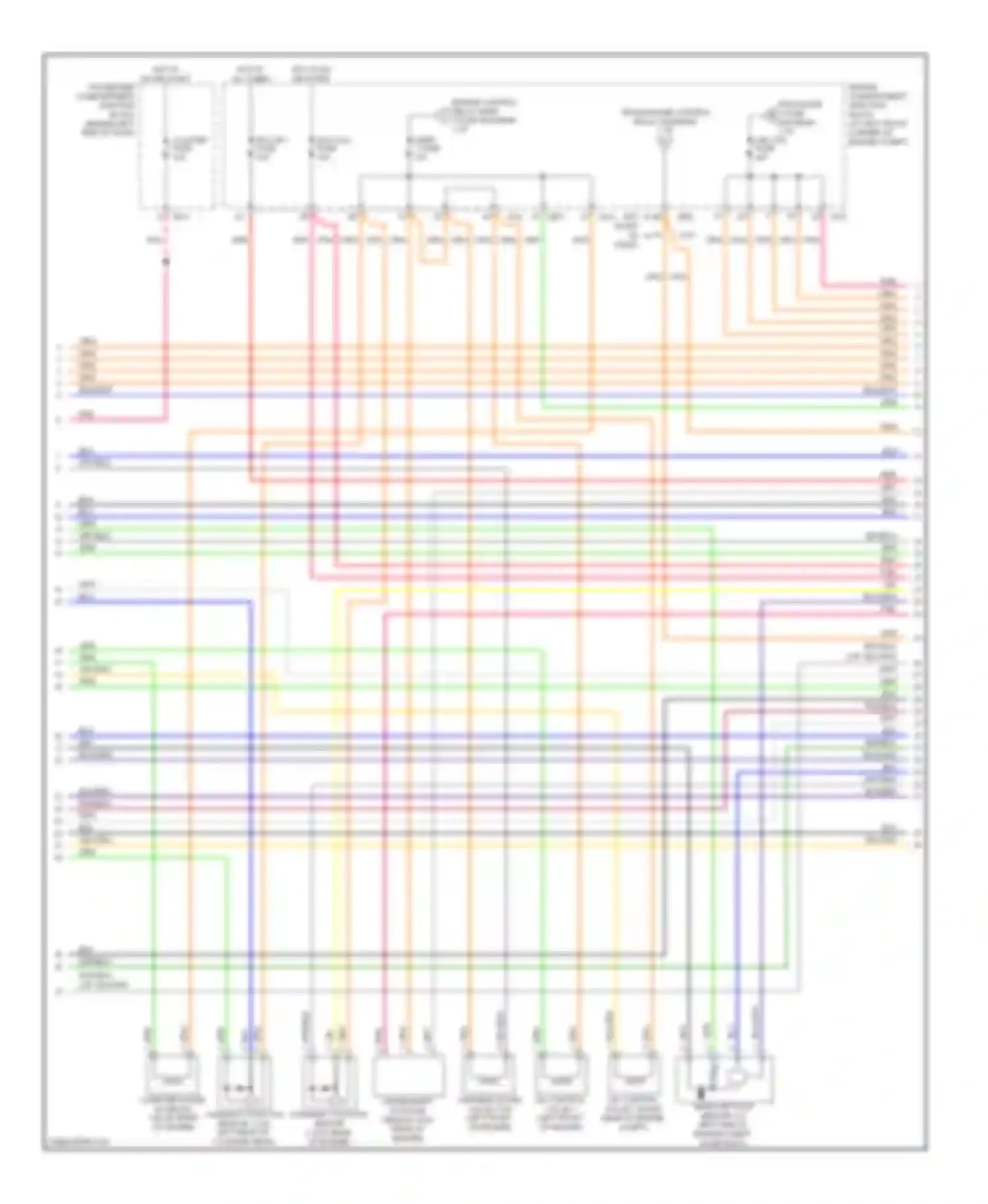 Sonata Hyundai IV facelift (2001-2012): Wiring diagram engine performance 2.4l (2 of 5)