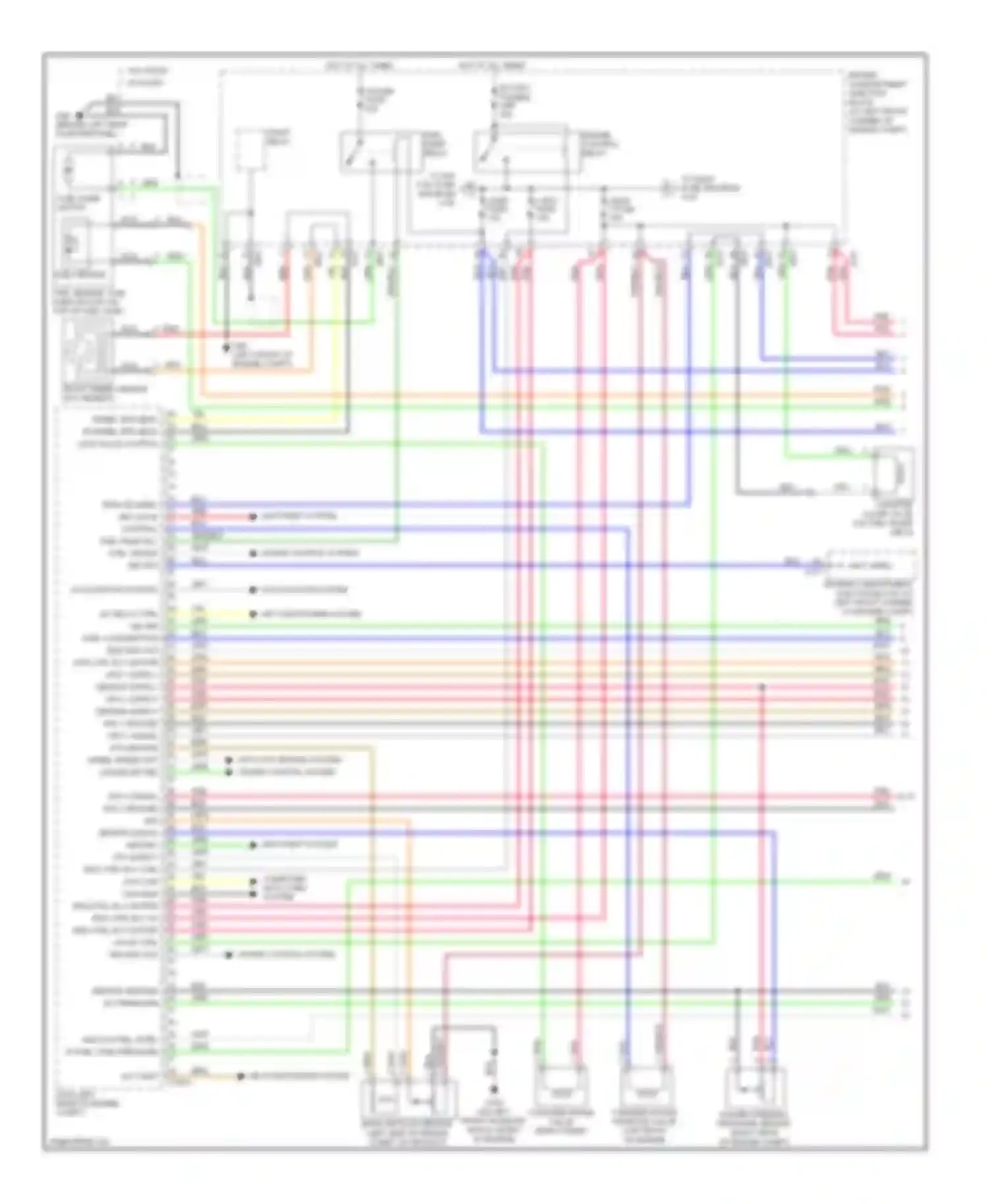 Sonata Hyundai IV facelift (2001-2012): Wiring diagram engine performance 3.3l (1 of 5)