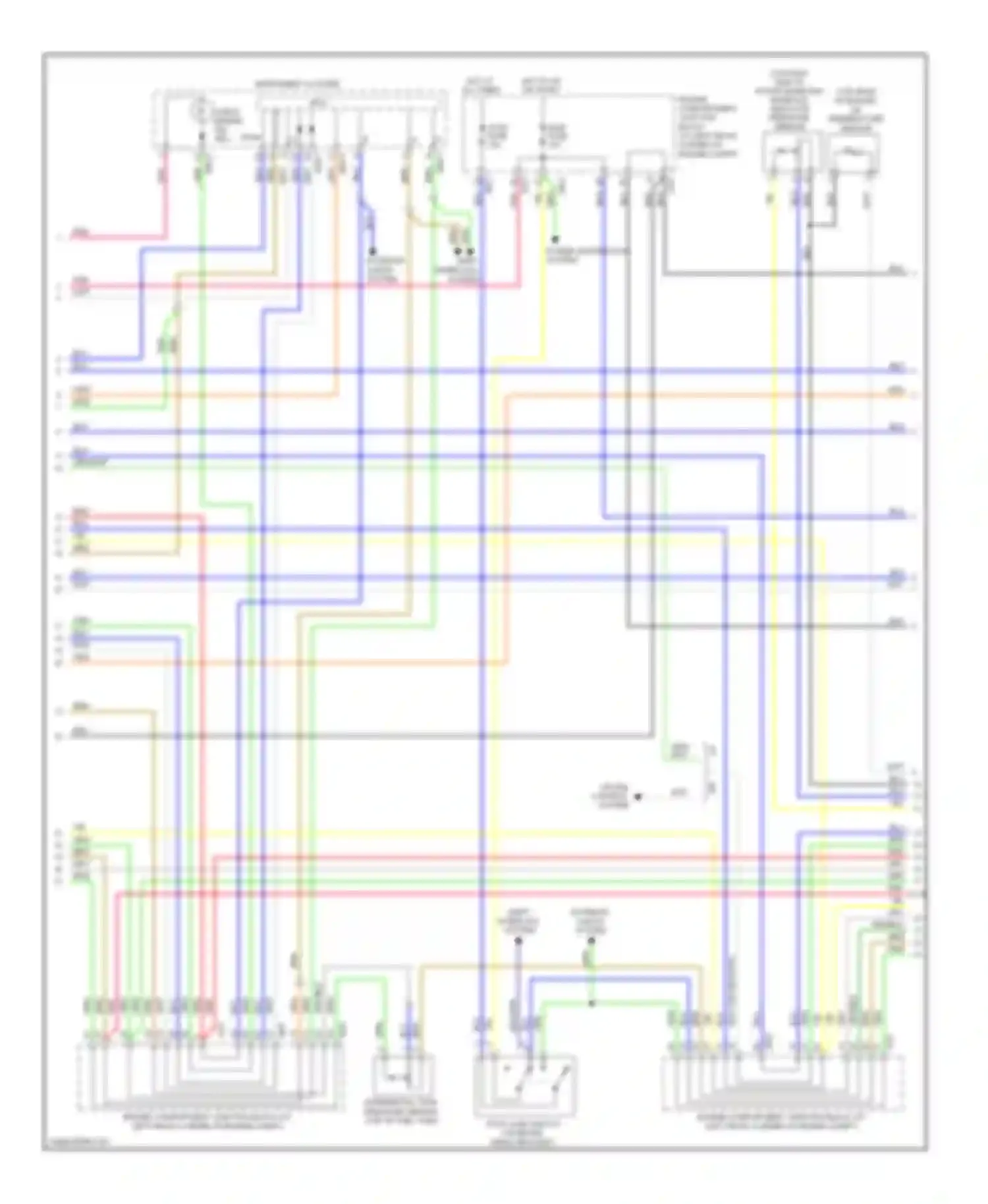 Sonata Hyundai IV facelift (2001-2012): Wiring diagram engine performance 3.3l (3 of 5)
