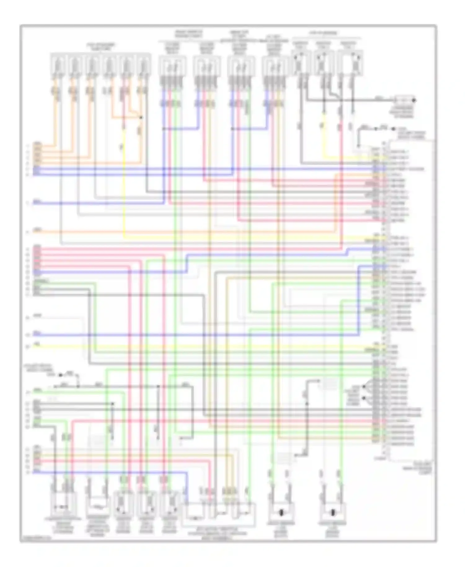 Sonata Hyundai IV facelift (2001-2012): Wiring diagram engine performance 3.3l (5 of 5)