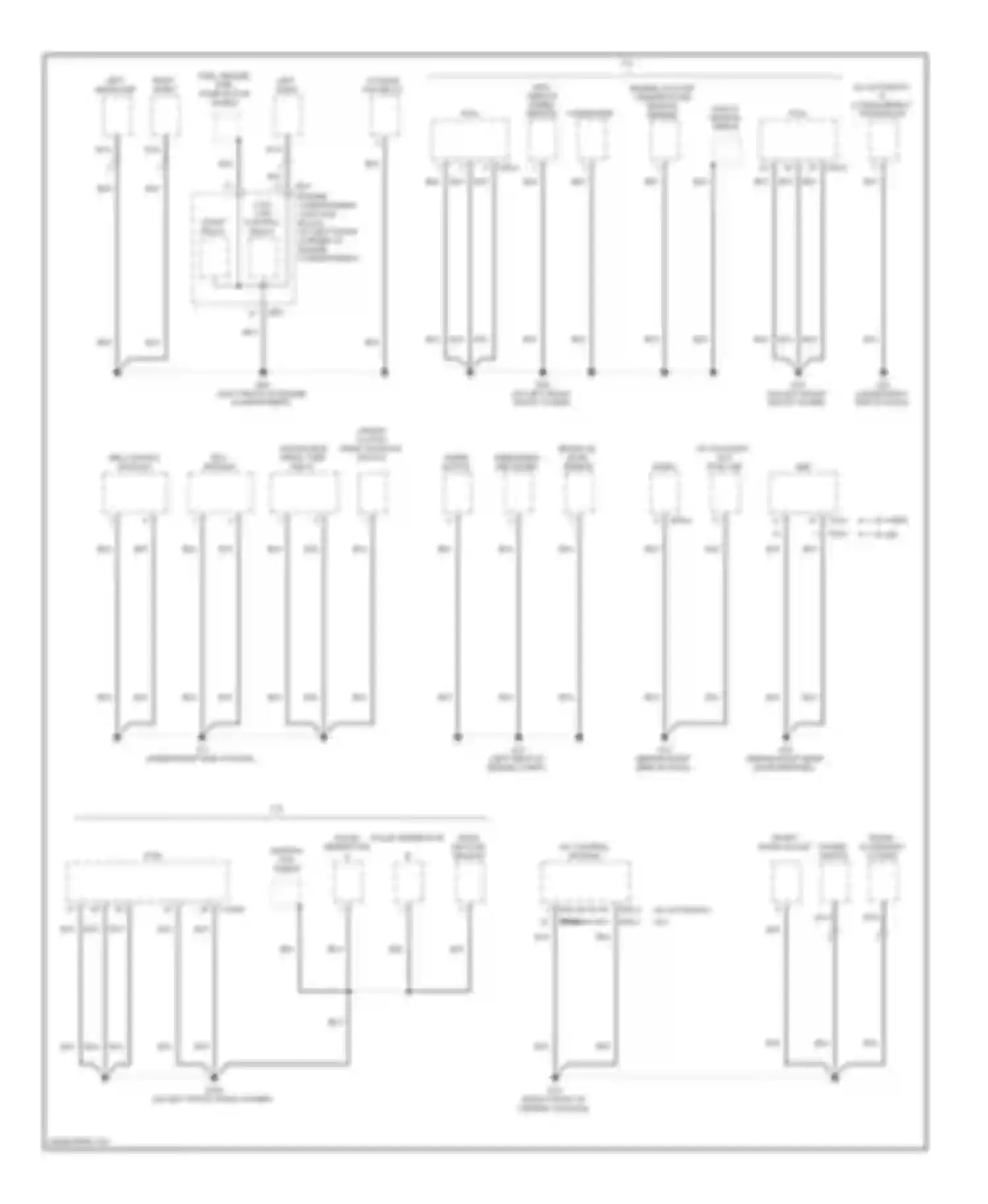 Sonata Hyundai IV facelift (2001-2012): Ground distribution circuit (3 of 4)