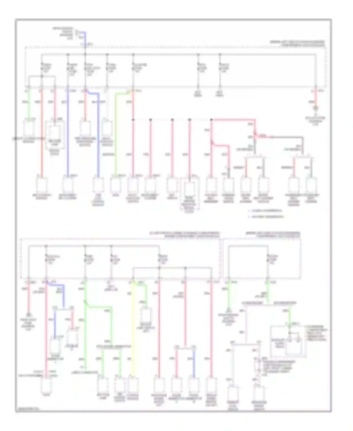 Sonata Hyundai IV facelift (2001-2012): Power distribution circuit (5 of 6)