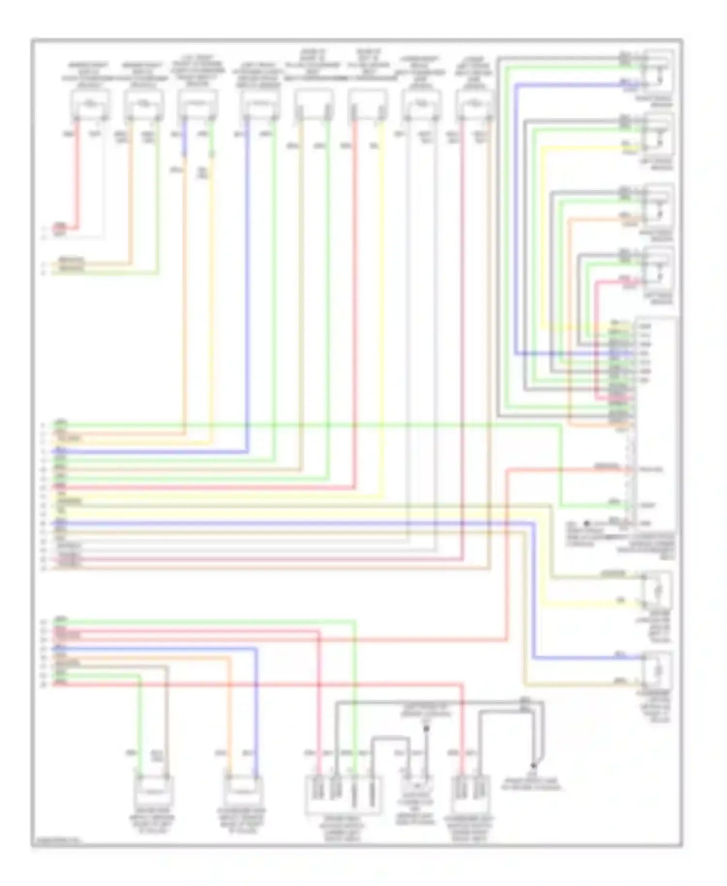 Sonata Hyundai IV facelift (2001-2012): Supplemental restraints circuit (2 of 2)