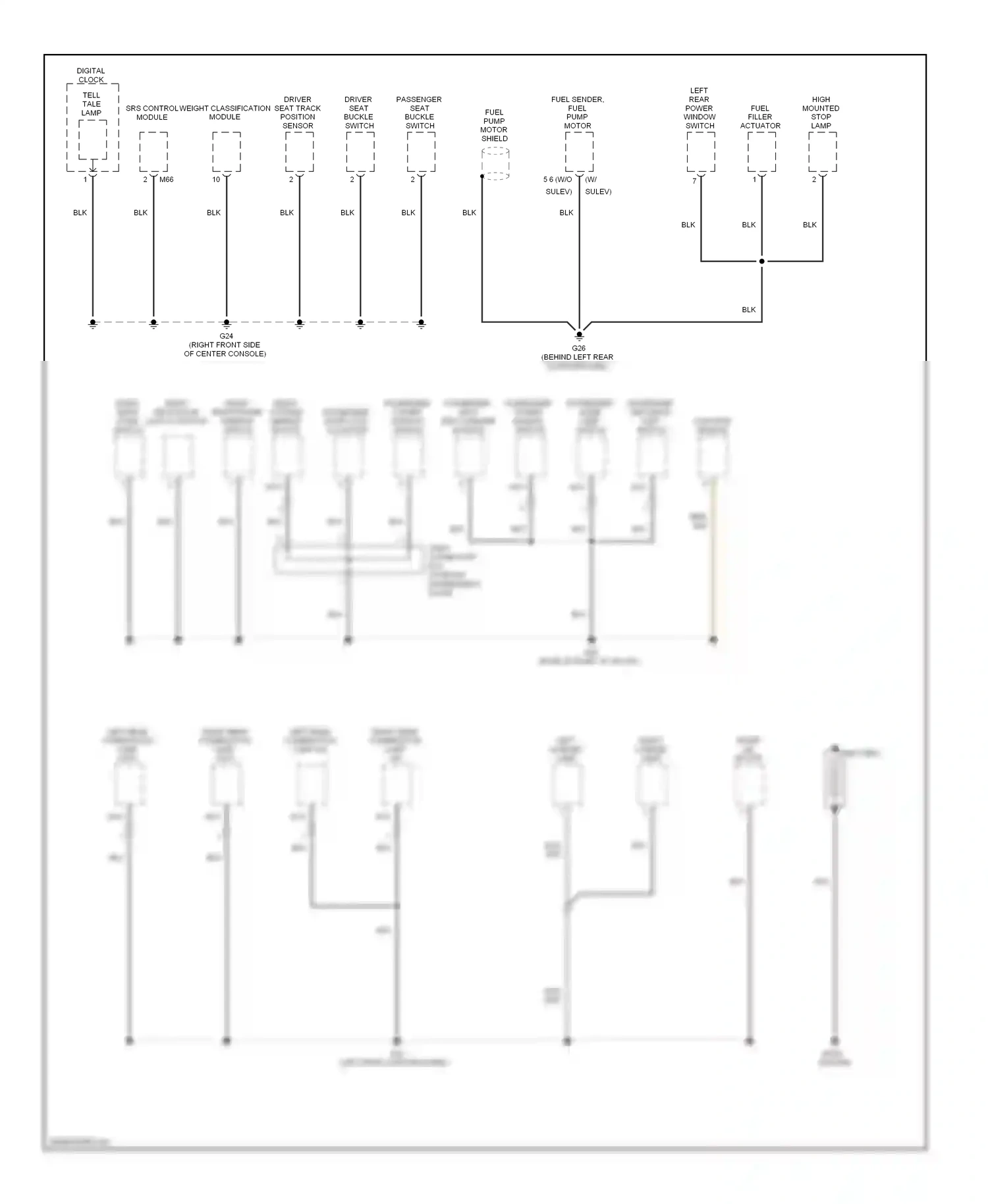 Wiring diagram blk for Hyundai Sonata IV facelift (2001-2012) (24 of 68)