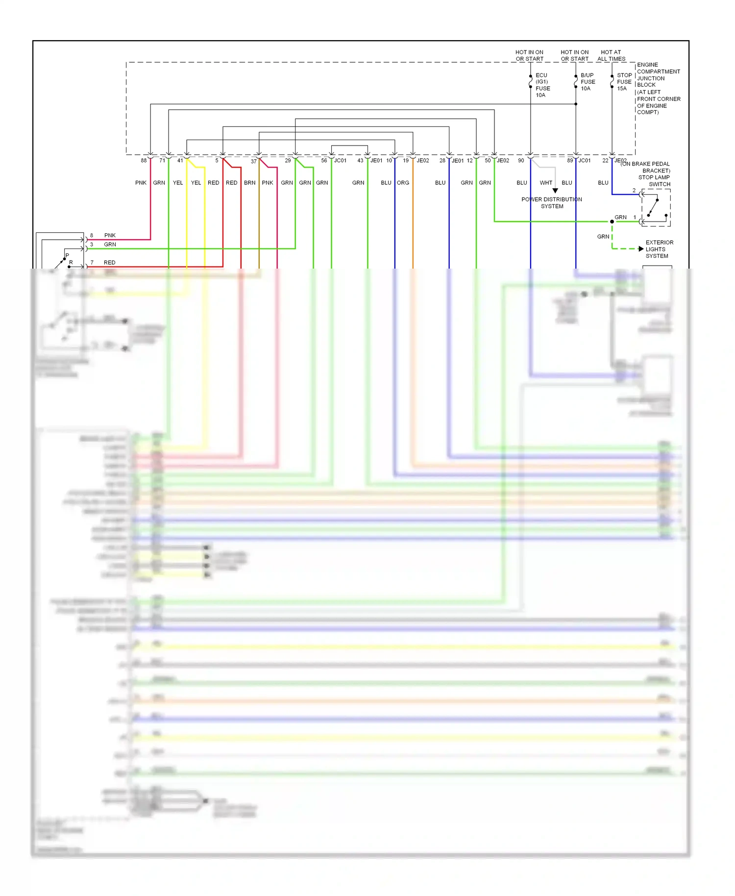 Wiring diagram blu for Hyundai Sonata IV facelift (2001-2012) (53 of 61)