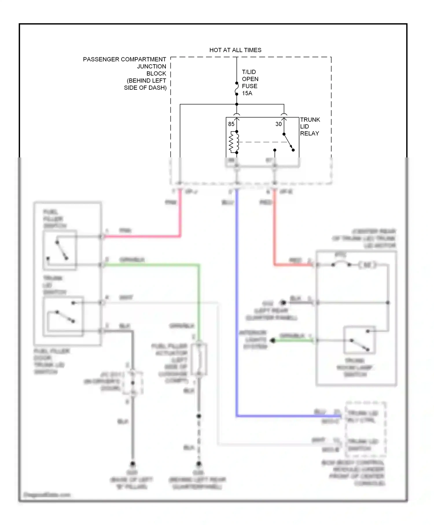 Wiring diagram i/p-e for Hyundai Sonata IV facelift (2001-2012) (10 of 10)