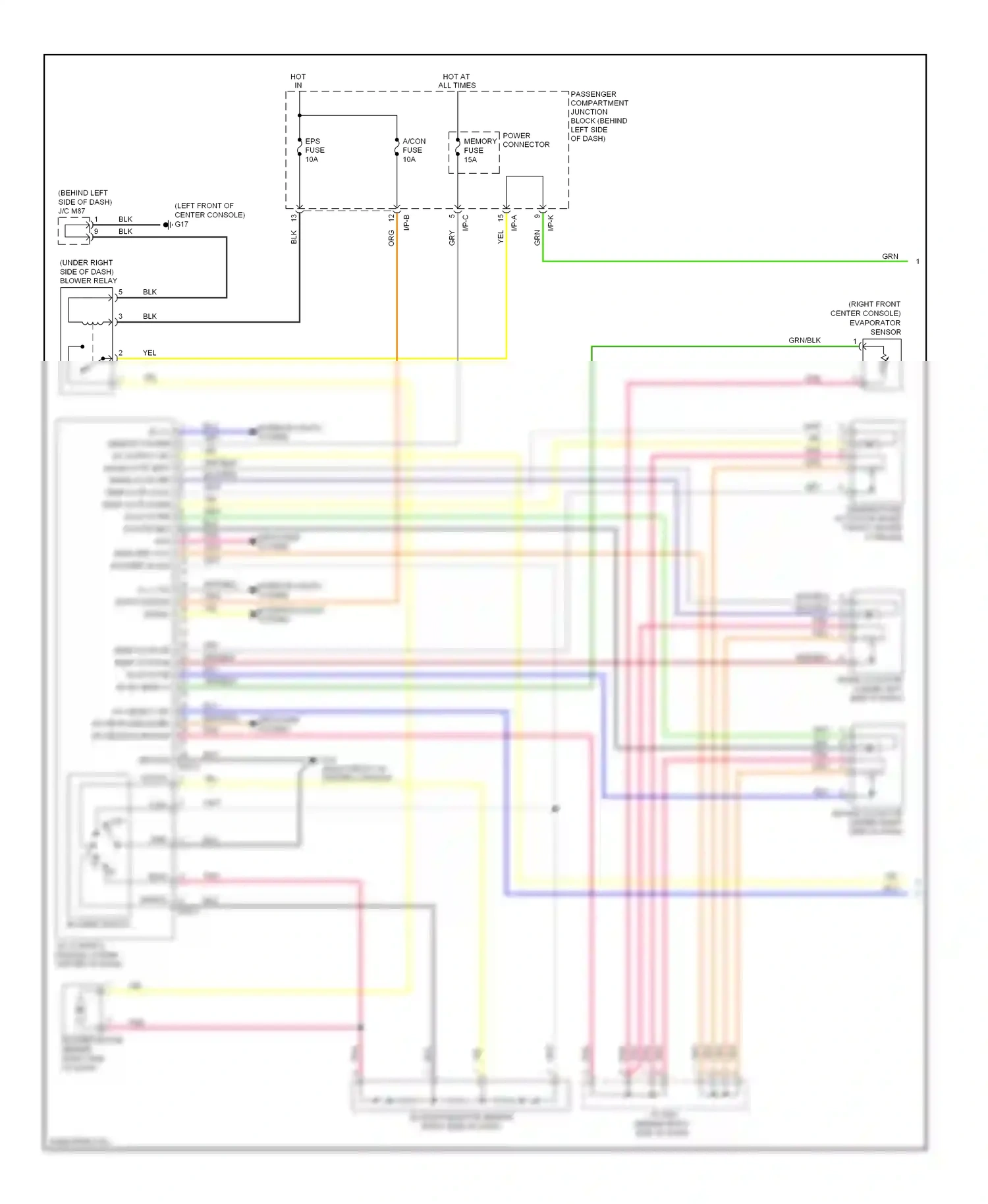 Wiring diagram memory fuse for Hyundai Sonata IV facelift (2001-2012) (9 of 12)