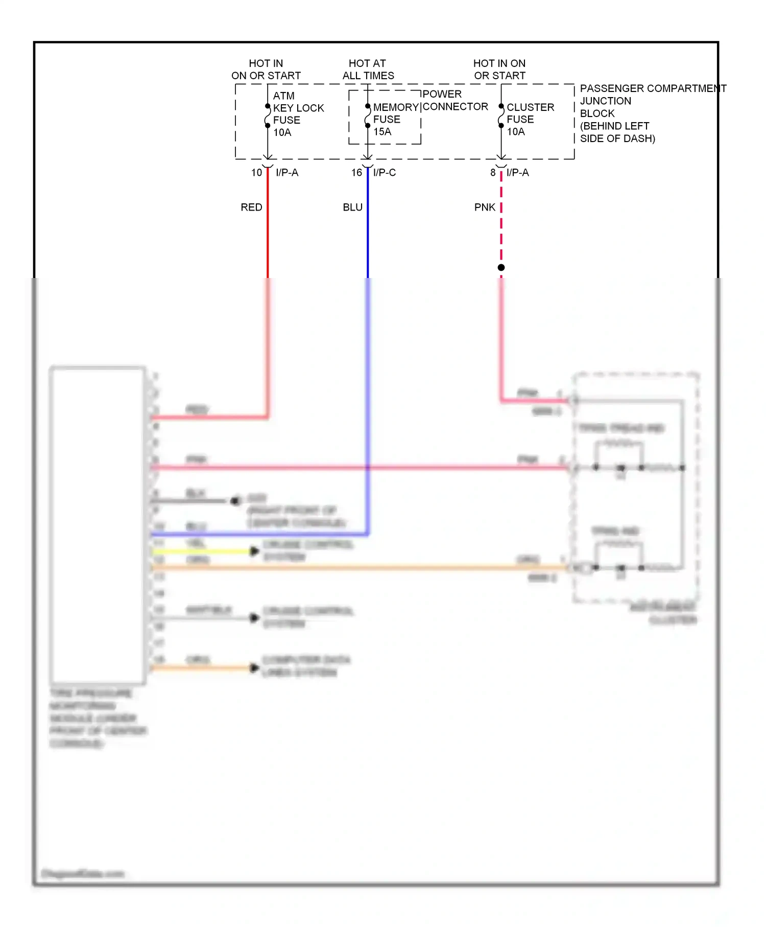 Wiring diagram memory fuse for Hyundai Sonata IV facelift (2001-2012) (12 of 12)