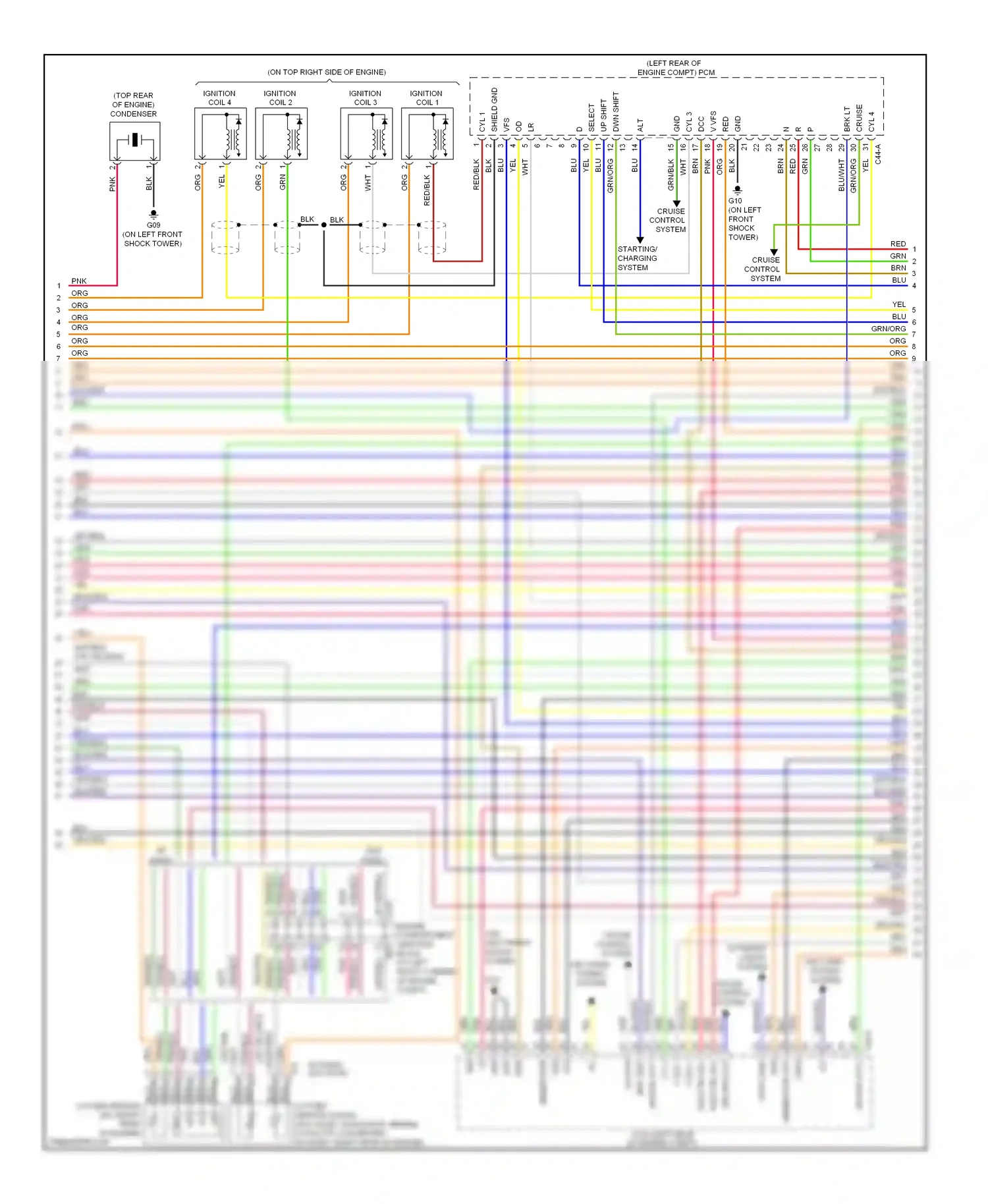 Wiring diagram nca for Hyundai Sonata IV facelift (2001-2012) (17 of 40)