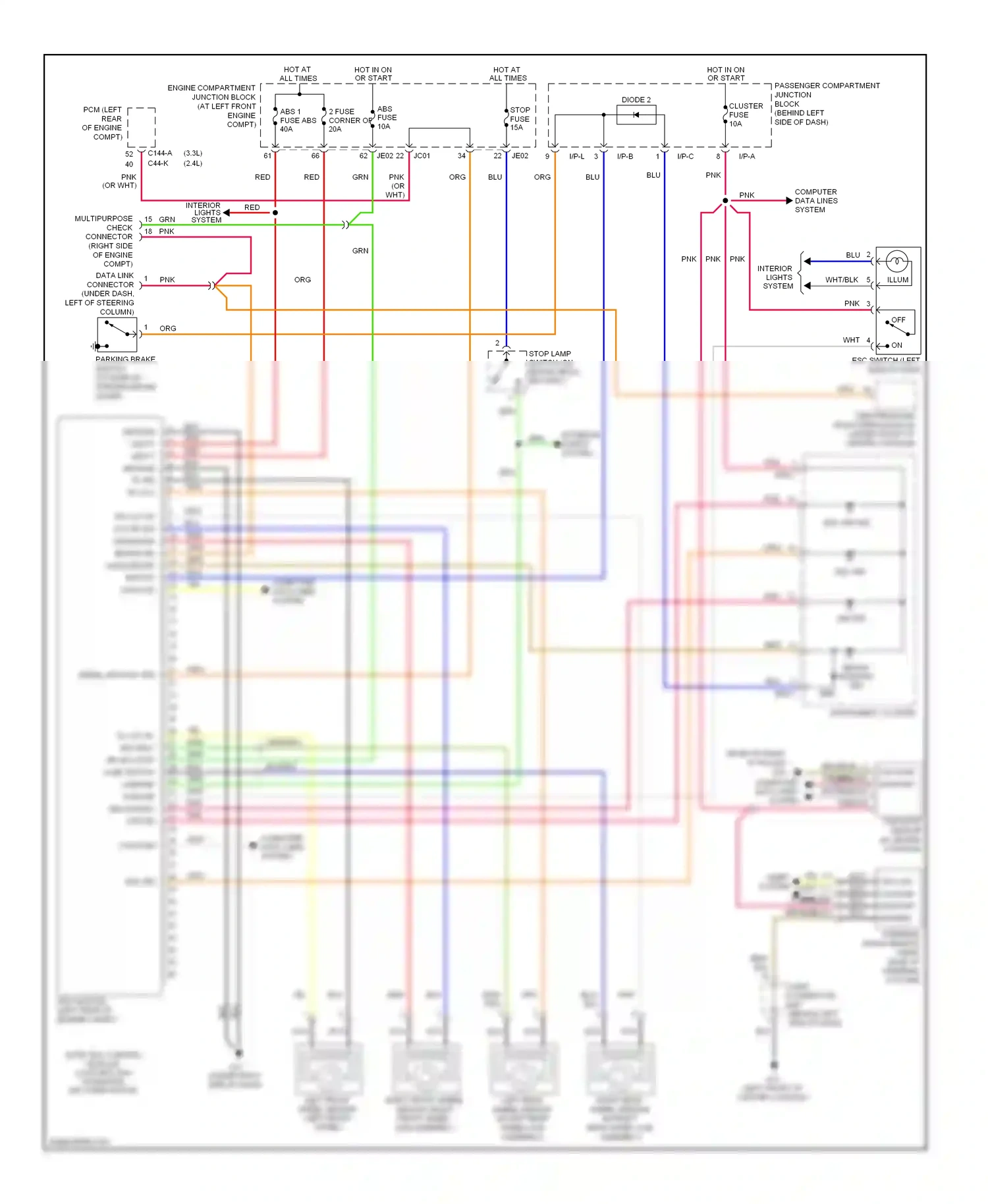 Wiring diagram nca for Hyundai Sonata IV facelift (2001-2012) (3 of 40)