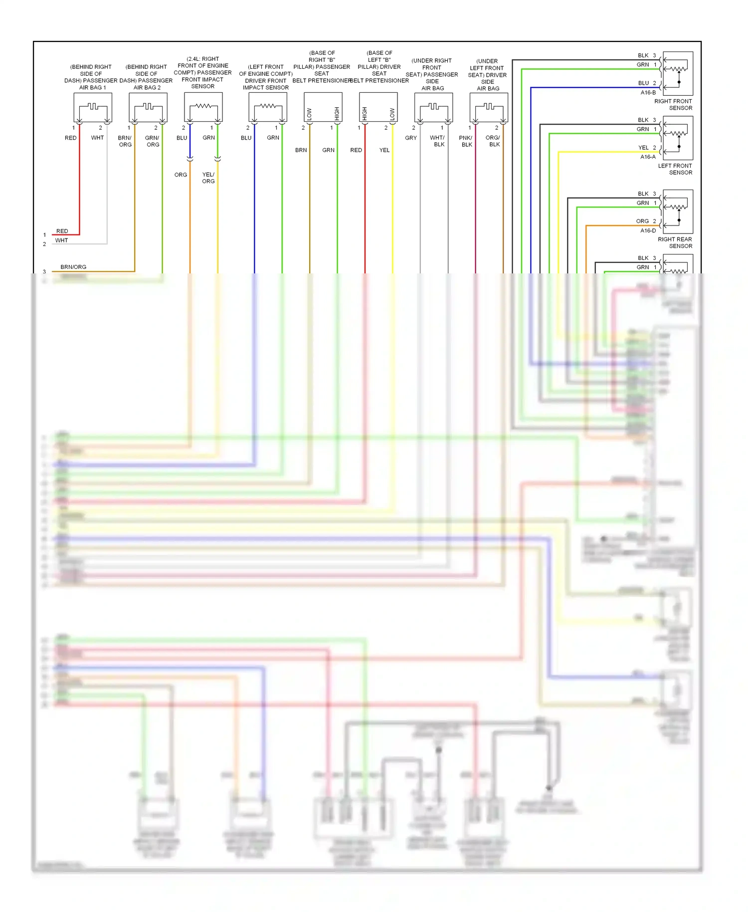 Wiring diagram red for Hyundai Sonata IV facelift (2001-2012) (49 of 51)