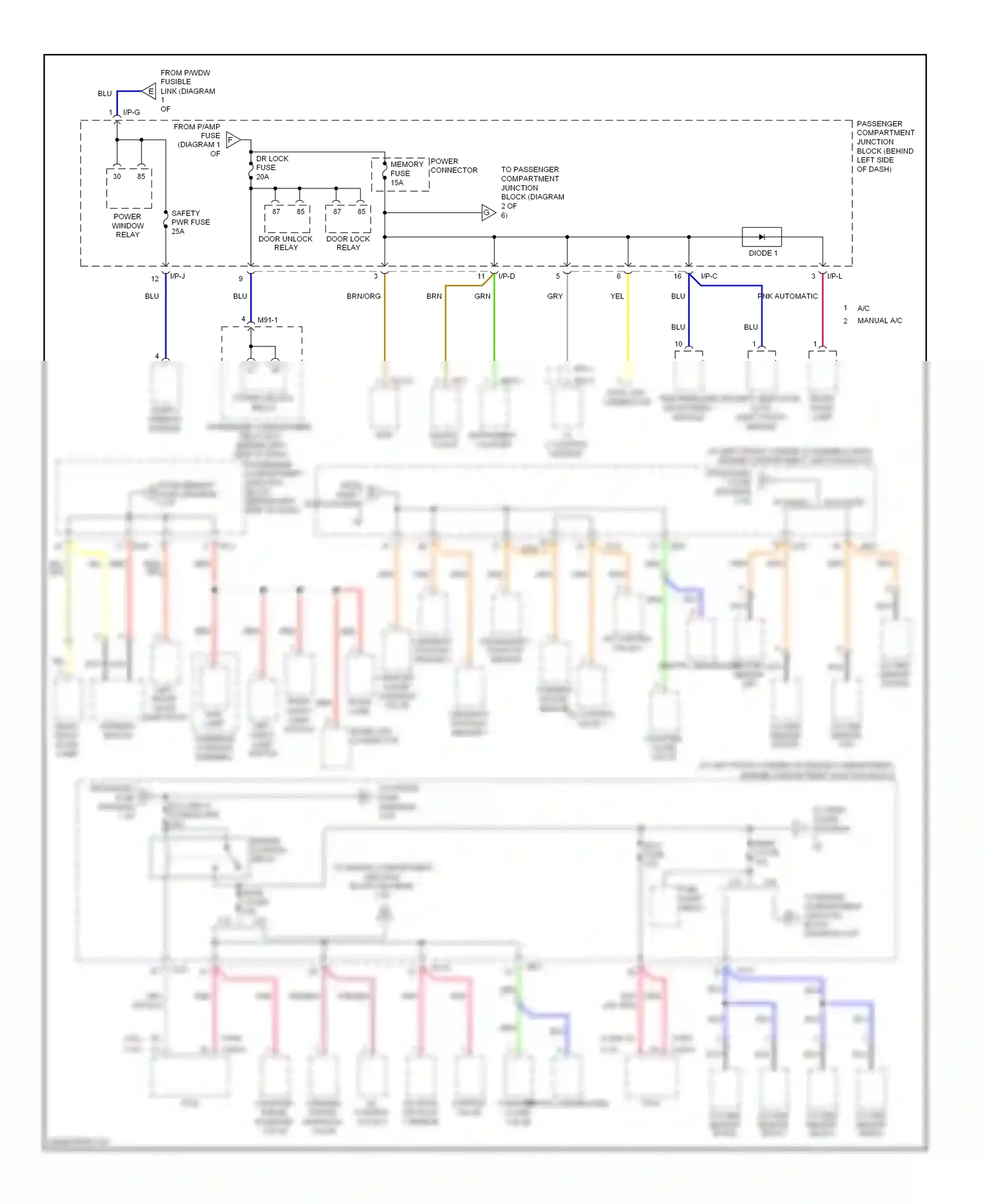 Wiring diagram variable intake sensor oil control valve 1 for Hyundai Sonata IV facelift (2001-2012) (1 of 1)