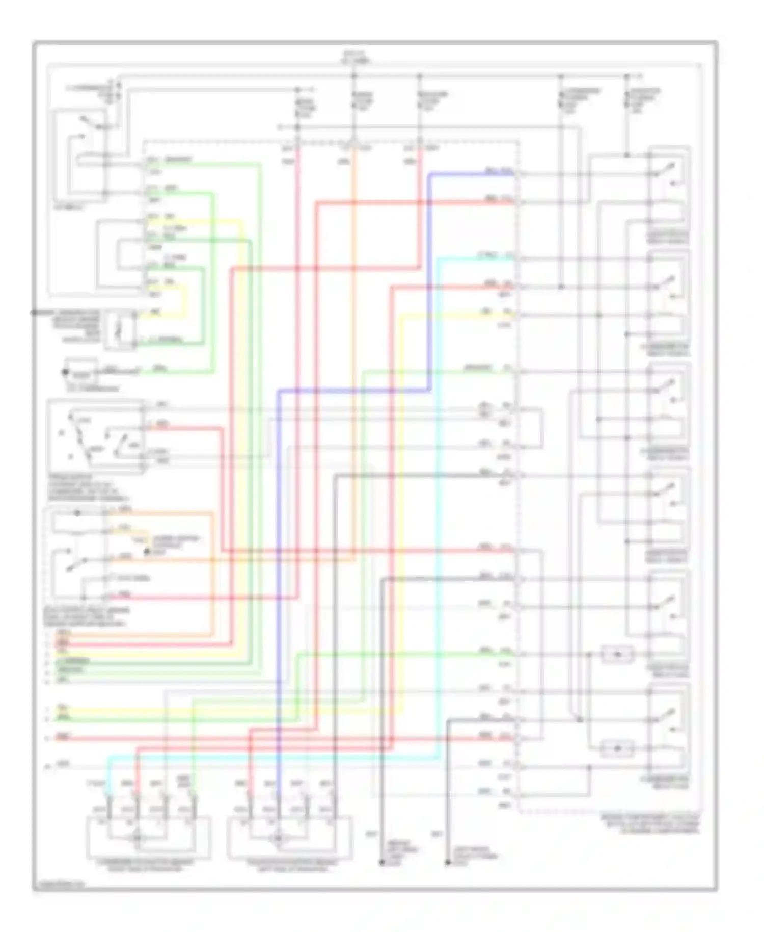Sonata Hyundai IV (1998-2001): 2.4l, automatic a/c circuit (2 of 2)
