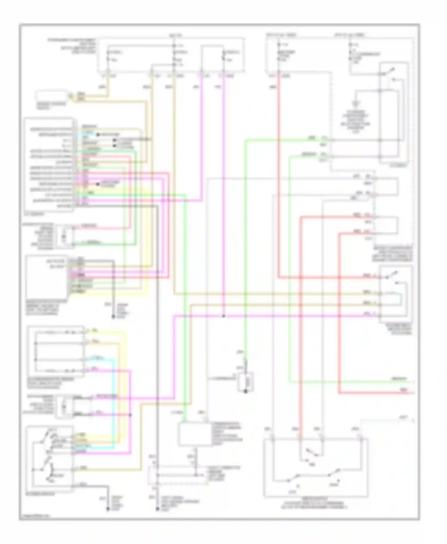 Sonata Hyundai IV (1998-2001): 2.4l, manual a/c circuit (1 of 2)
