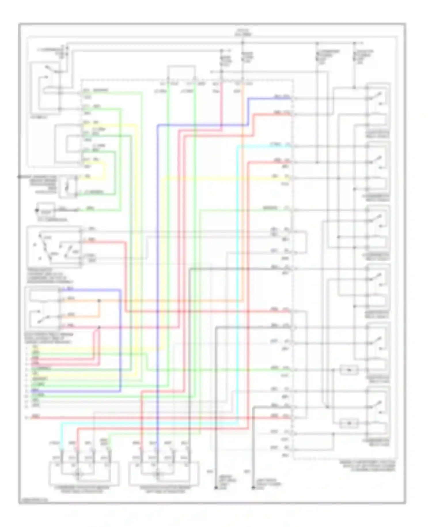 Sonata Hyundai IV (1998-2001): 2.5l, automatic a/c circuit (2 of 2)