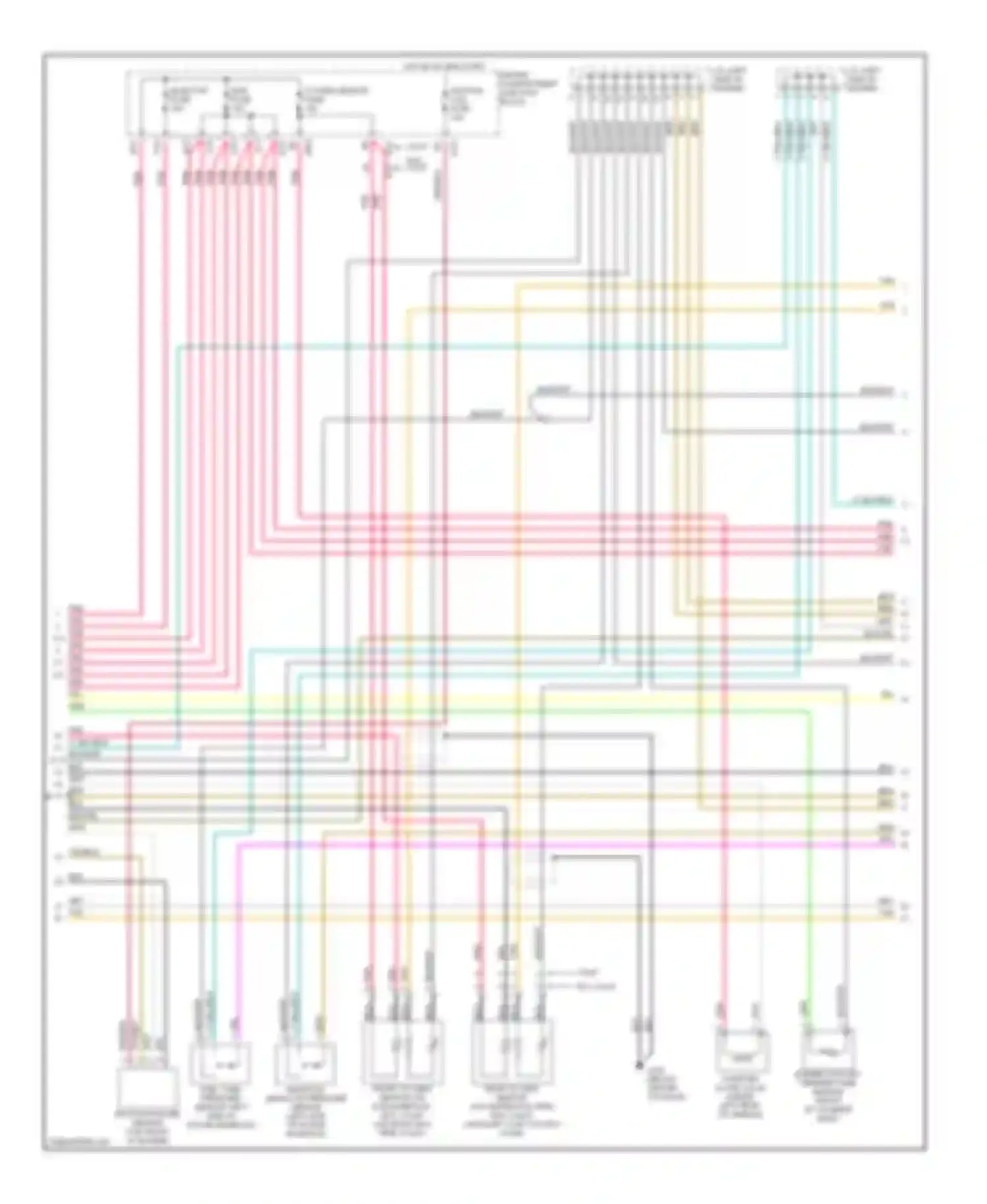 Sonata Hyundai IV (1998-2001): Wiring diagram engine performance 2.4ls, a/t (2 of 4)