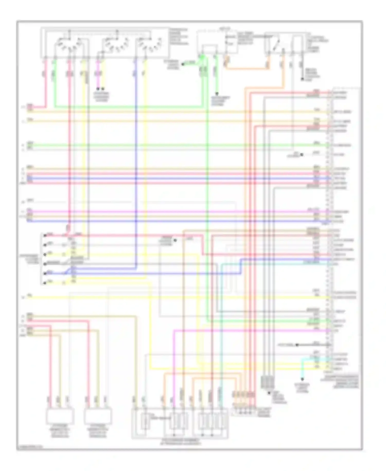 Sonata Hyundai IV (1998-2001): Wiring diagram engine performance 2.4ls, a/t (4 of 4)