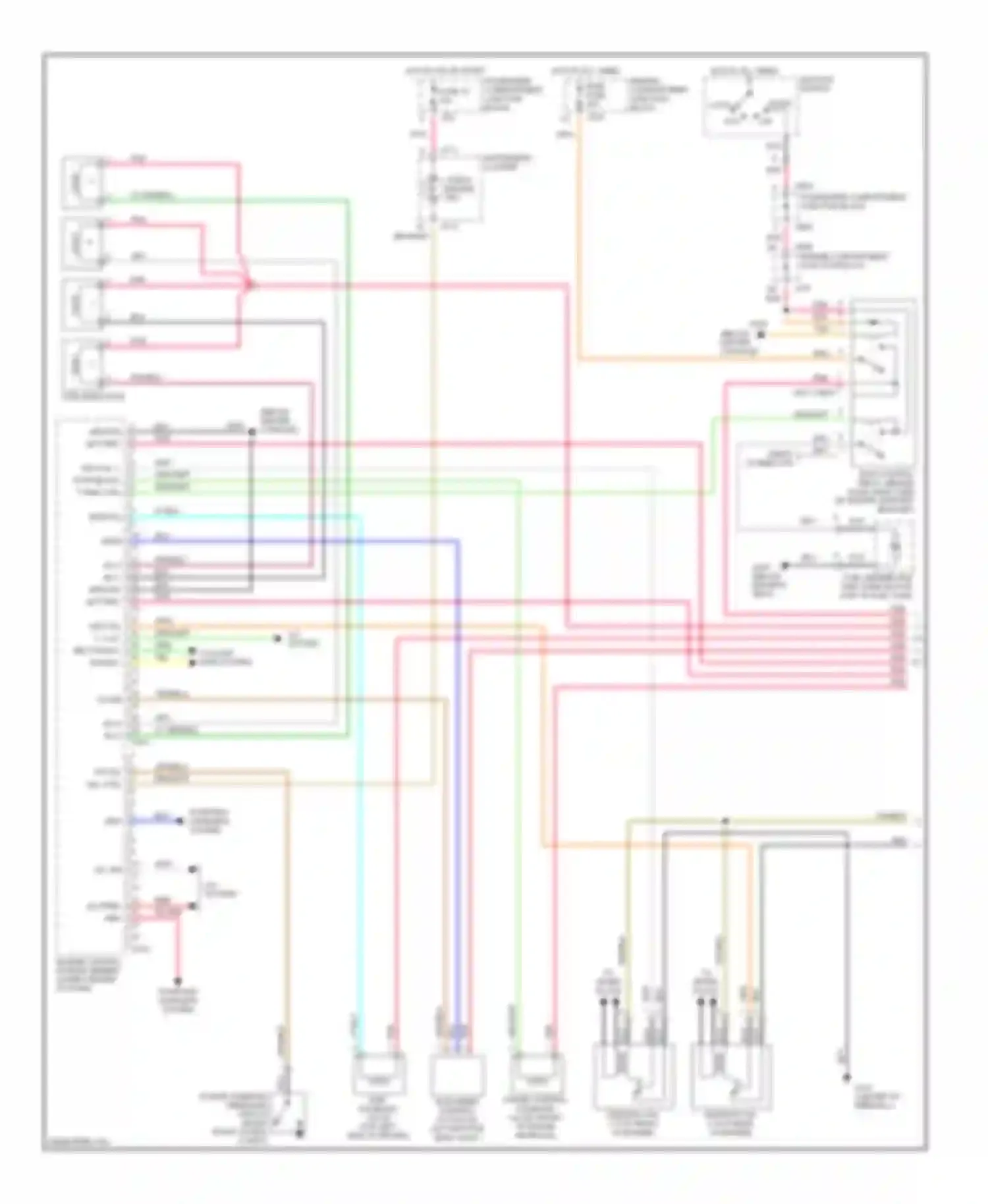 Sonata Hyundai IV (1998-2001): Wiring diagram engine performance 2.4ls, m/t (1 of 3)