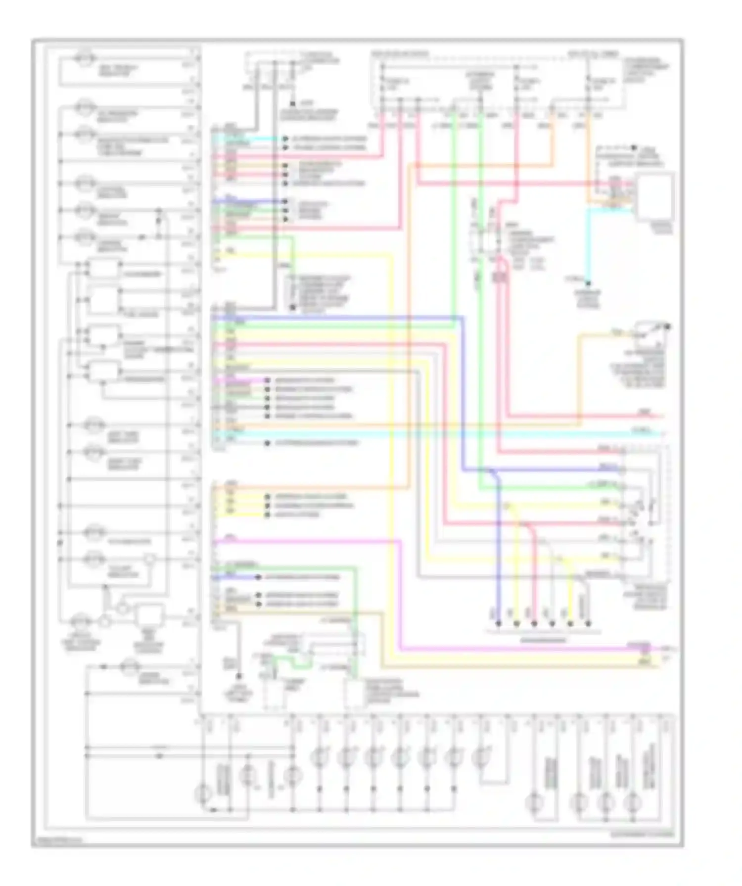 Sonata Hyundai IV (1998-2001): Instrument cluster circuit (1 of 2)