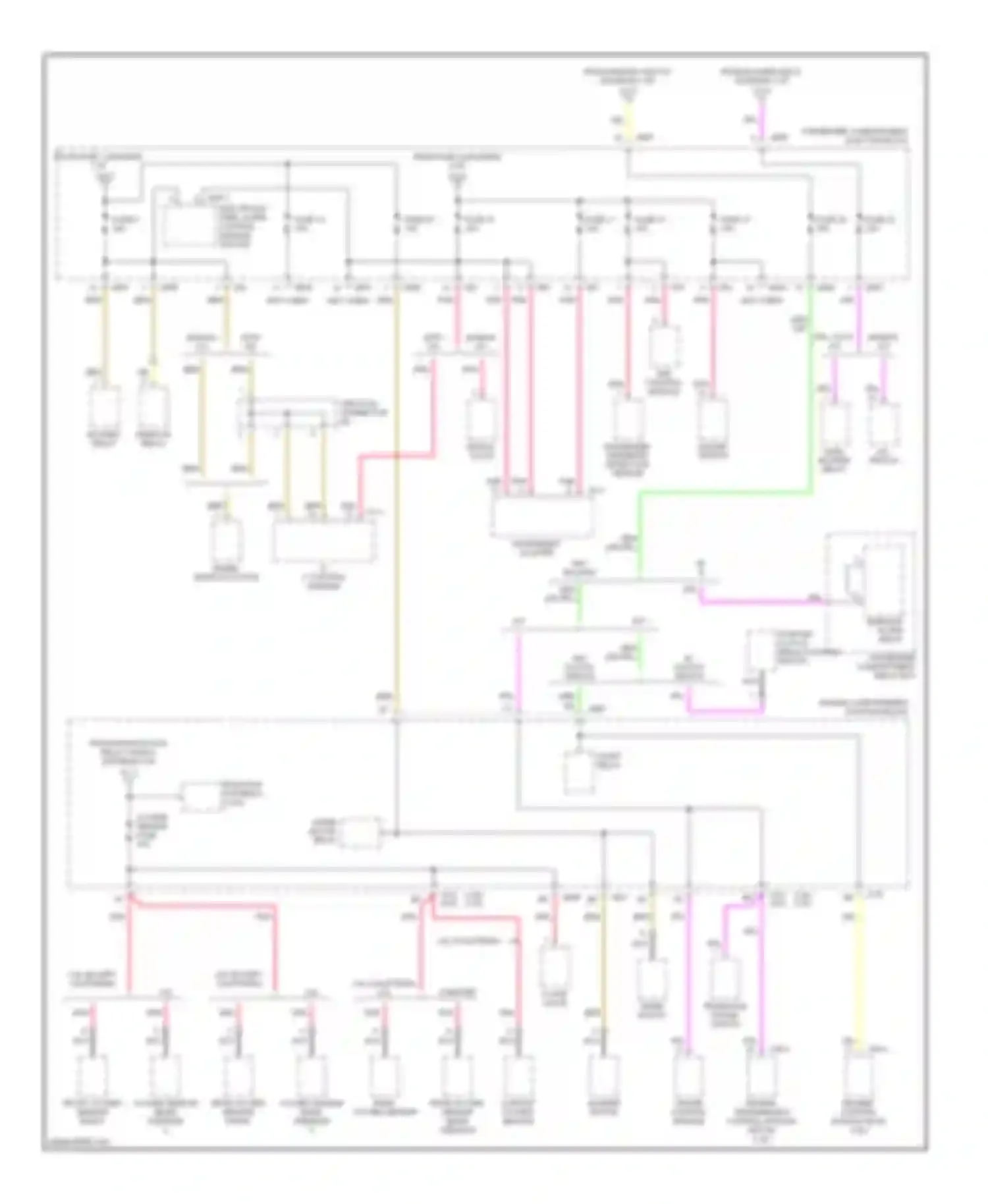 Sonata Hyundai IV (1998-2001): Power distribution circuit (5 of 5)