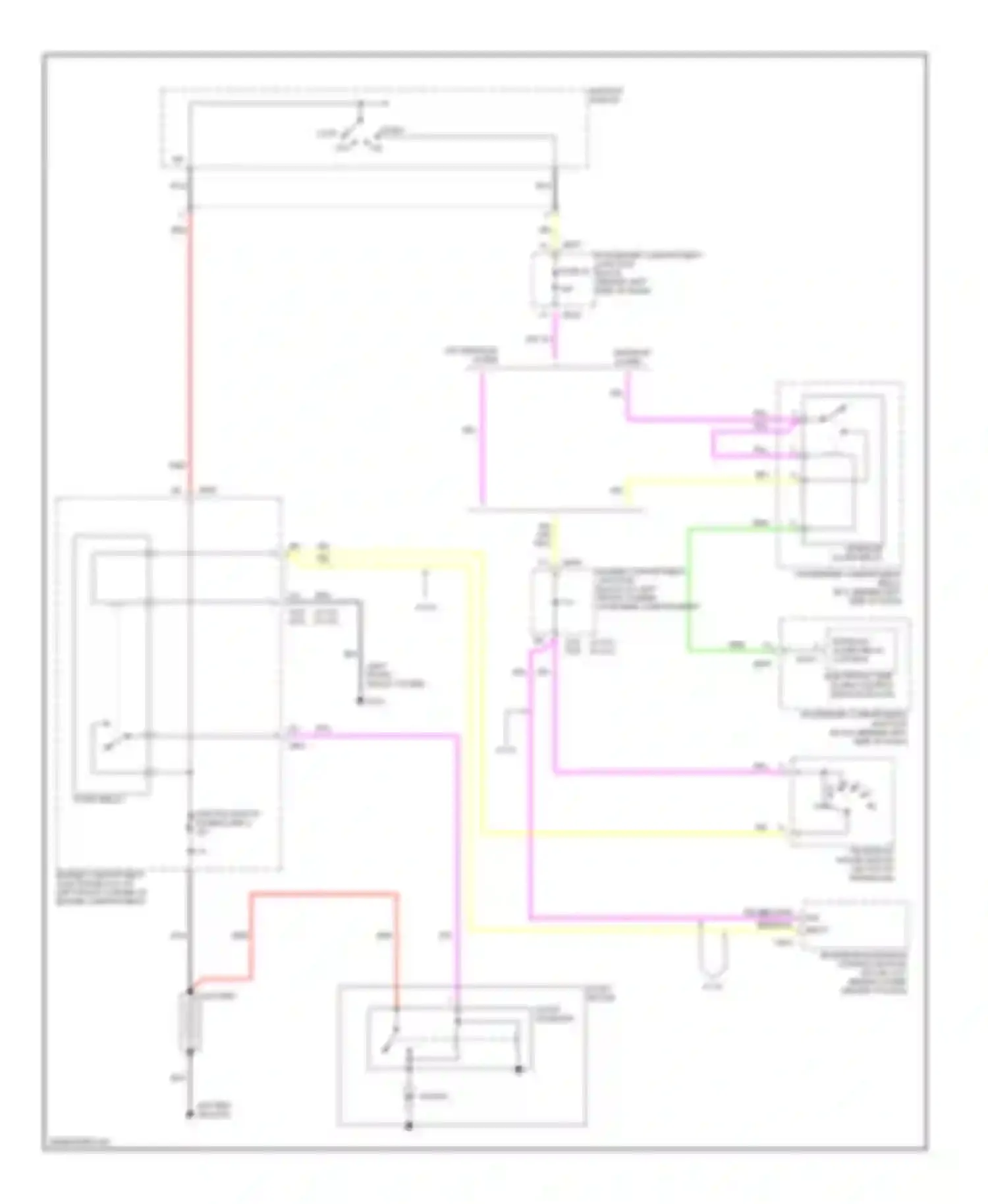 Sonata Hyundai IV (1998-2001): Starting circuit, a/t