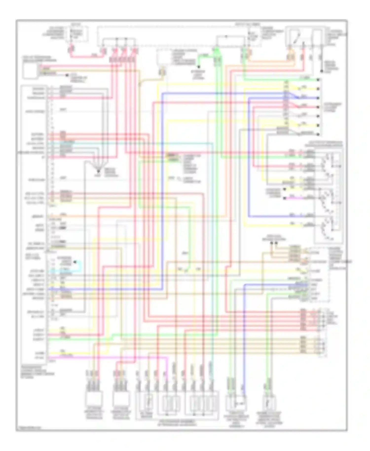 Sonata Hyundai IV (1998-2001): 2.5l, a/t circuit