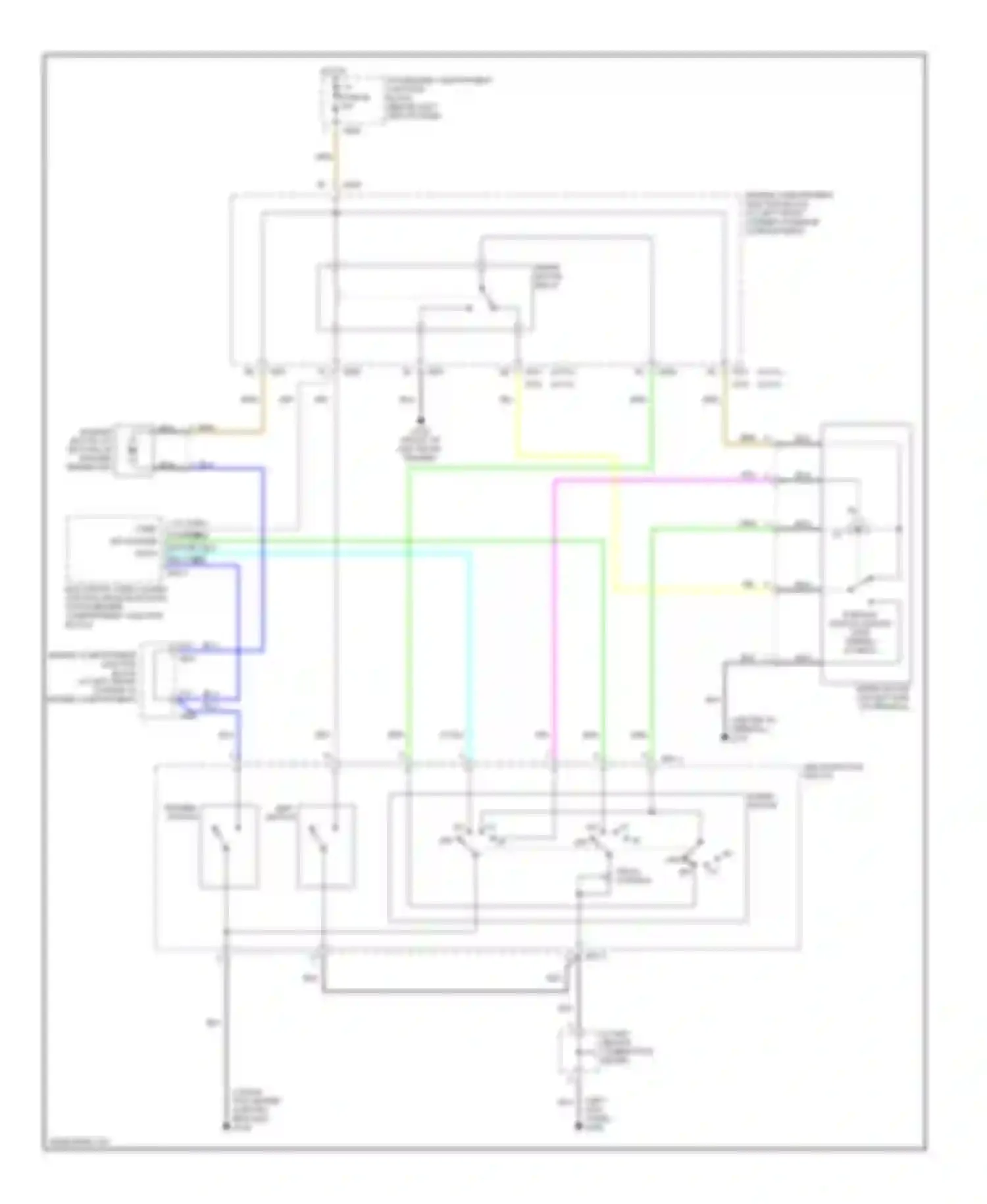 Sonata Hyundai IV (1998-2001): Wiper/washer circuit