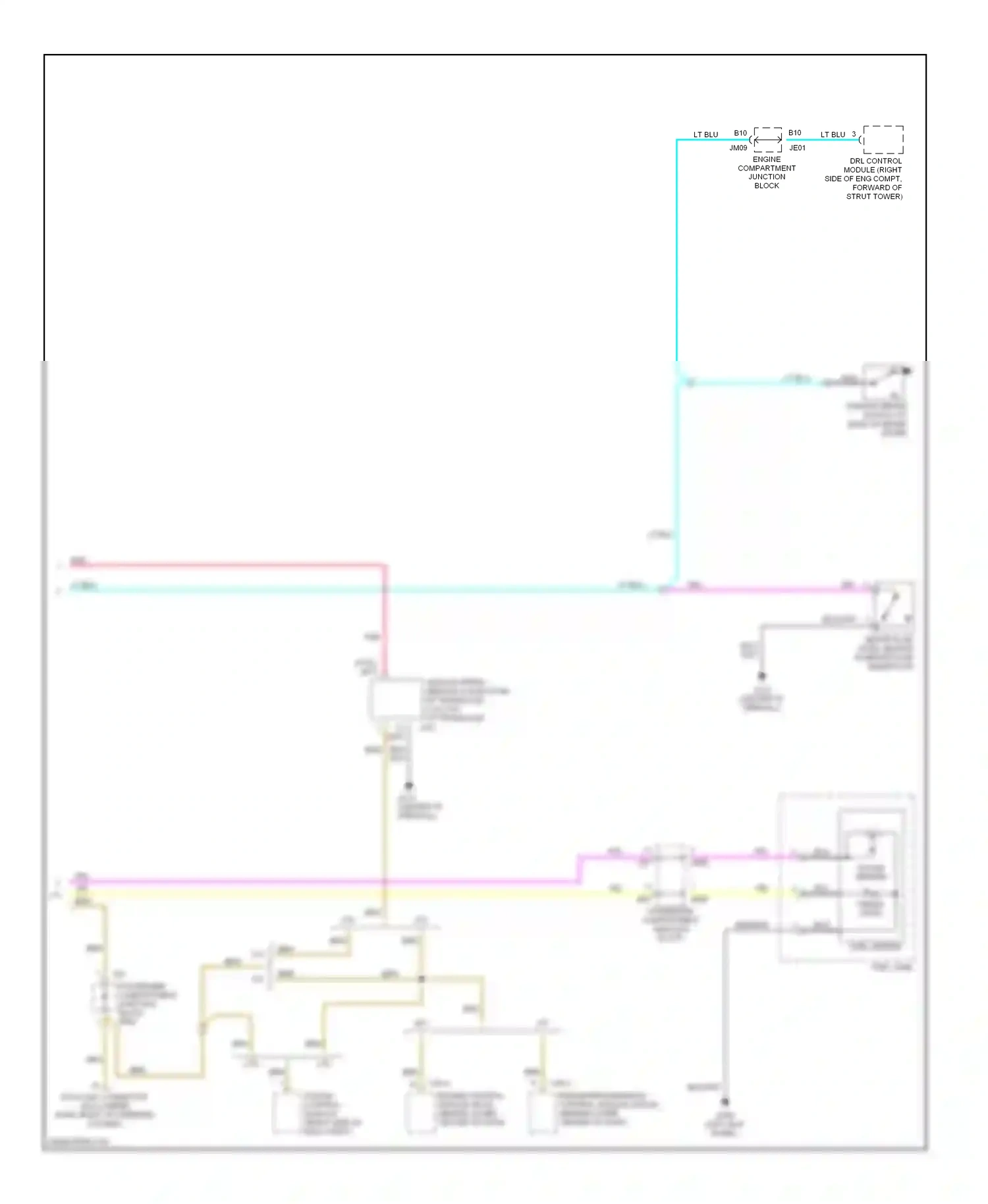 Wiring diagram engine compartment junction block for Hyundai Sonata IV (1998-2001) (23 of 32)