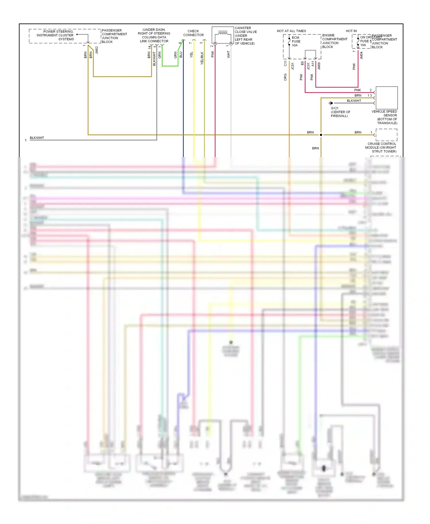 Wiring diagram ign ctrl for Hyundai Sonata IV (1998-2001) (1 of 1)