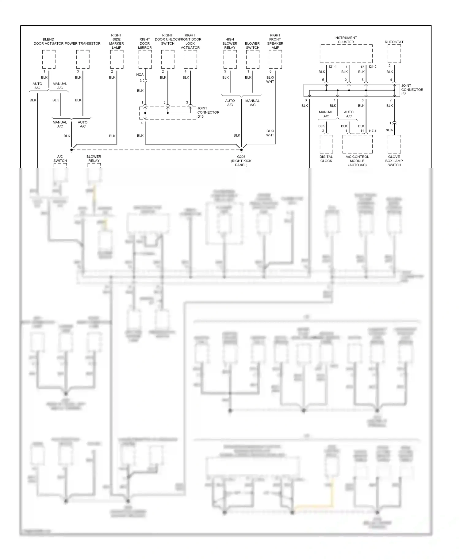 Wiring diagram ignition failure sensor for Hyundai Sonata IV (1998-2001) (1 of 1)