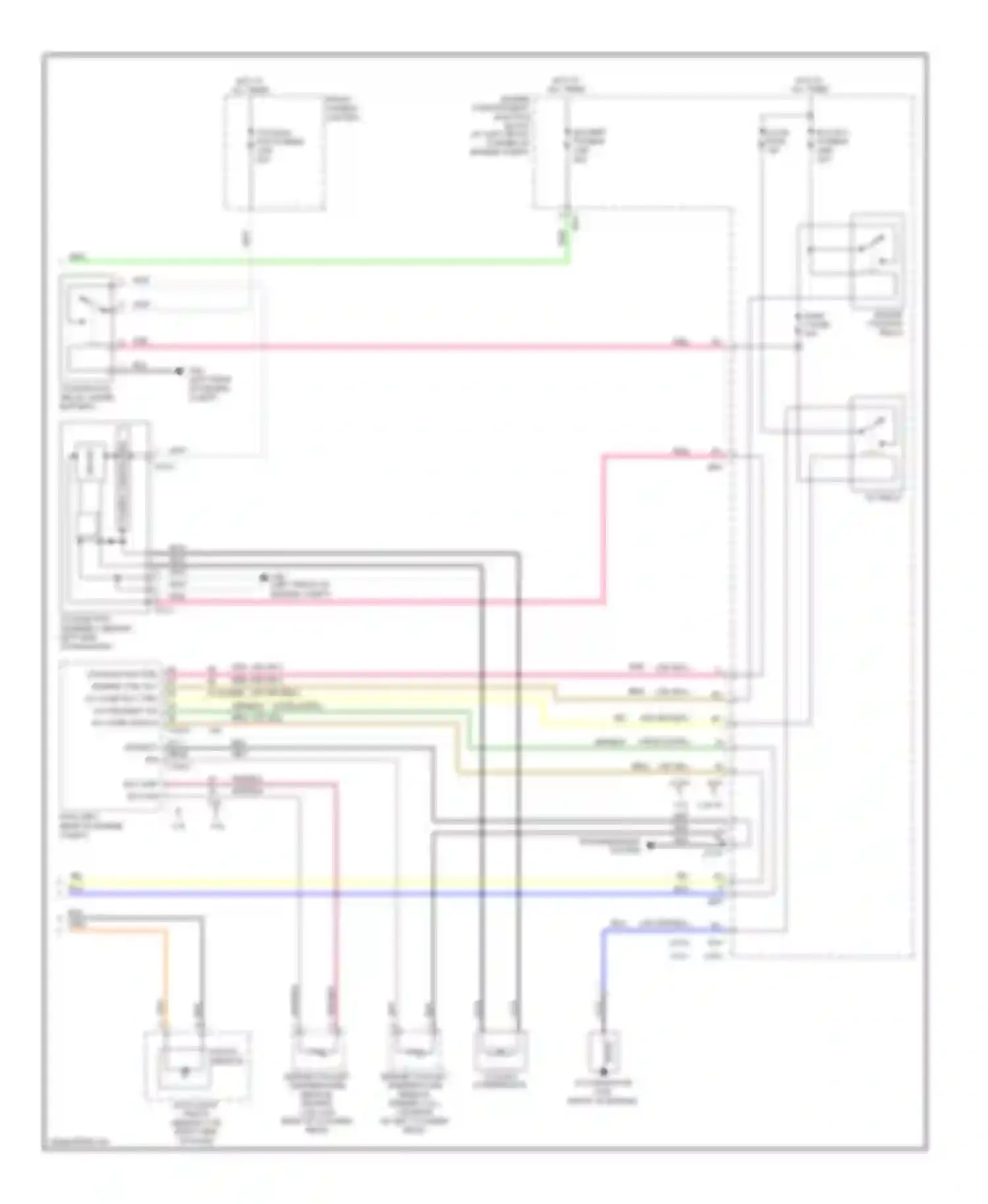 Sonata Hyundai V facelift (2007-2010): Automatic a/c circuit (2 of 2)
