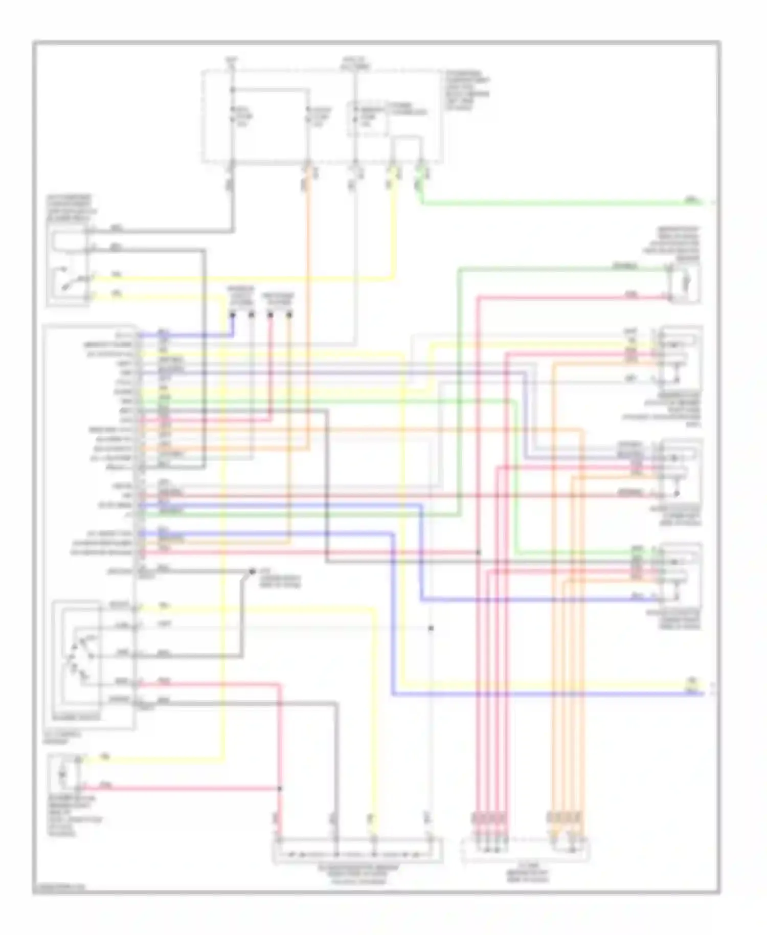 Sonata Hyundai V facelift (2007-2010): Manual a/c circuit (1 of 2)