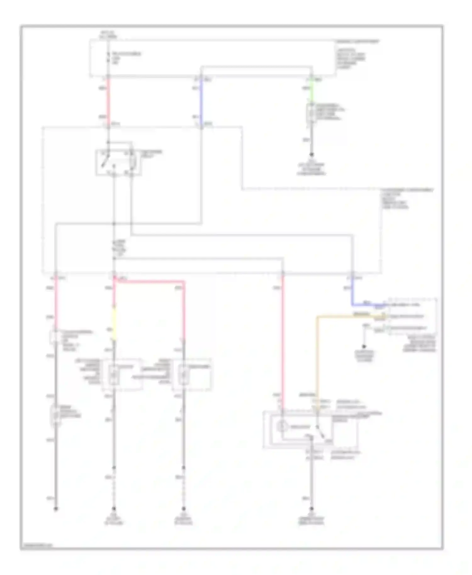 Sonata Hyundai V facelift (2007-2010): Defoggers circuit