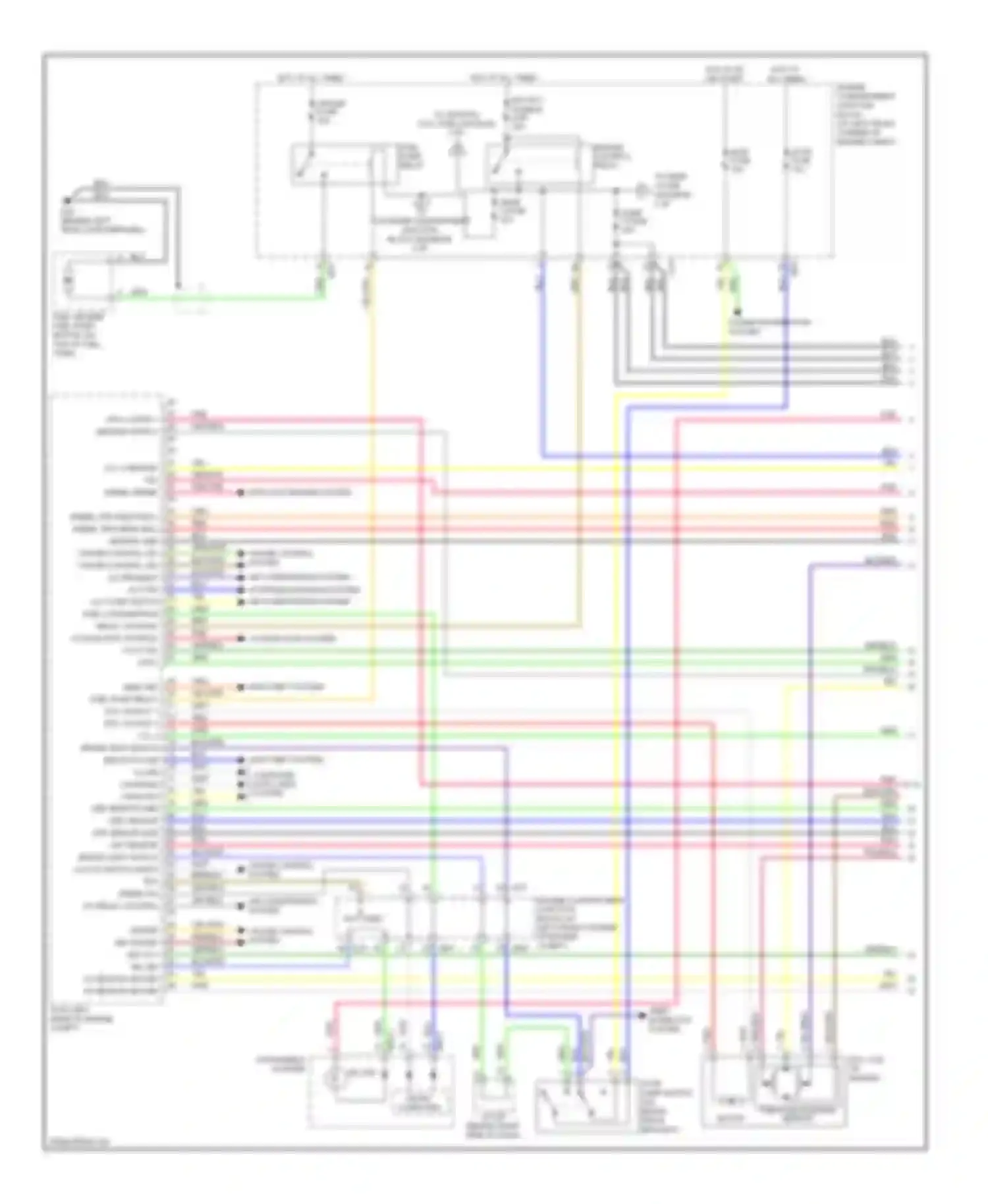 Sonata Hyundai V facelift (2007-2010): Wiring diagram engine performance 2.4l (1 of 3)