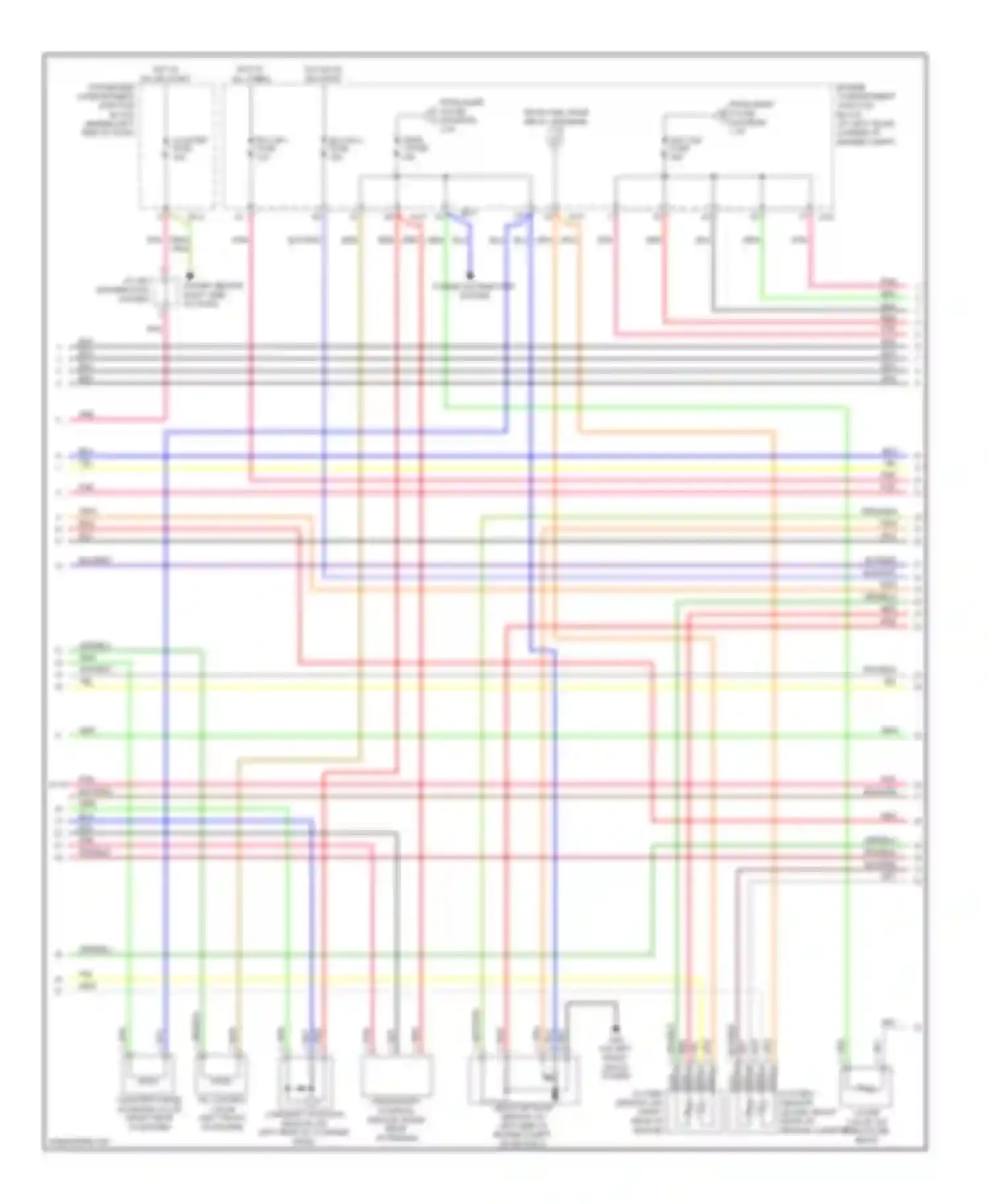 Sonata Hyundai V facelift (2007-2010): Wiring diagram engine performance 2.4l (2 of 3)