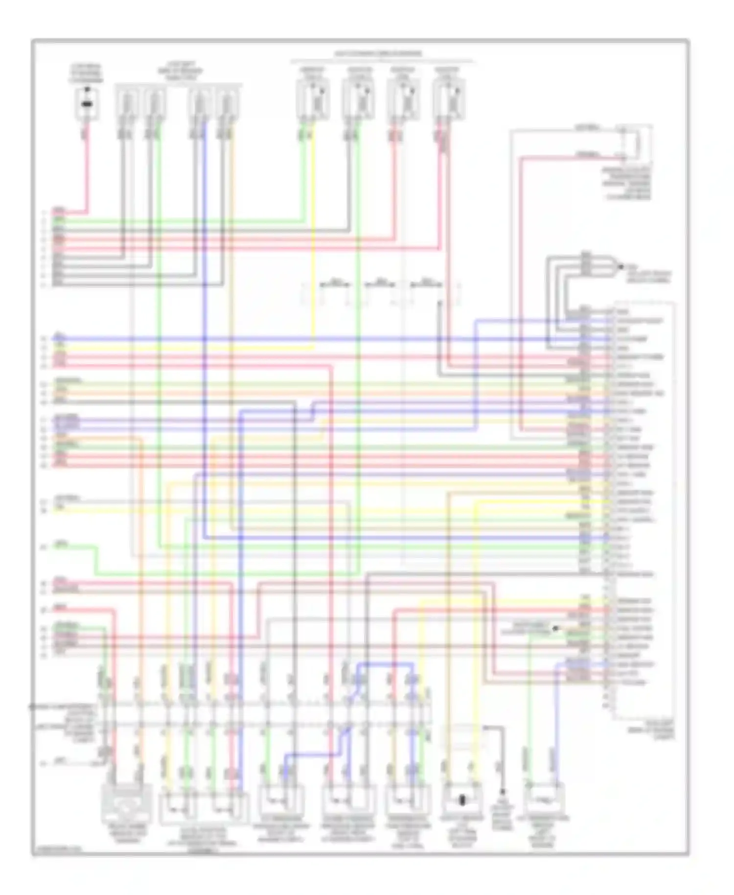 Sonata Hyundai V facelift (2007-2010): Wiring diagram engine performance 2.4l (3 of 3)