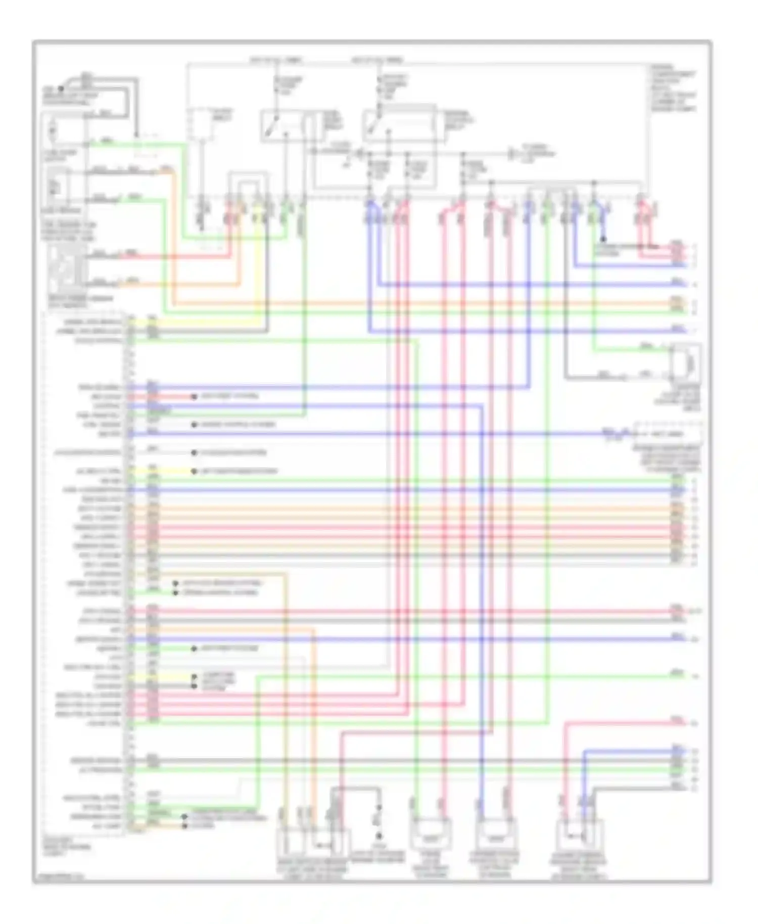 Sonata Hyundai V facelift (2007-2010): Wiring diagram engine performance 3.3l (1 of 5)
