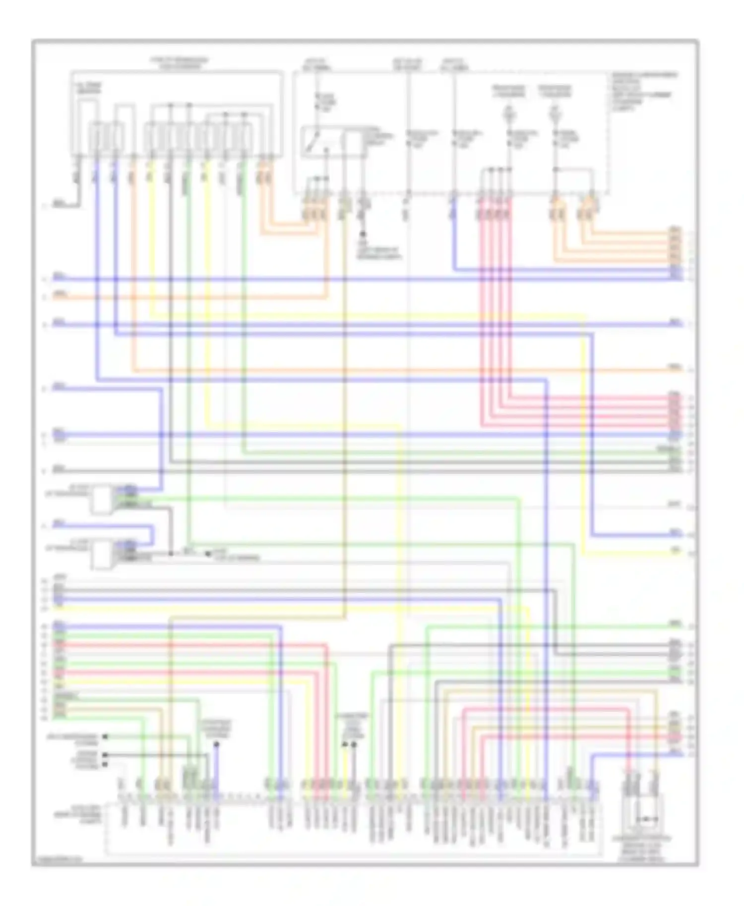 Sonata Hyundai V facelift (2007-2010): Wiring diagram engine performance 3.3l (4 of 5)