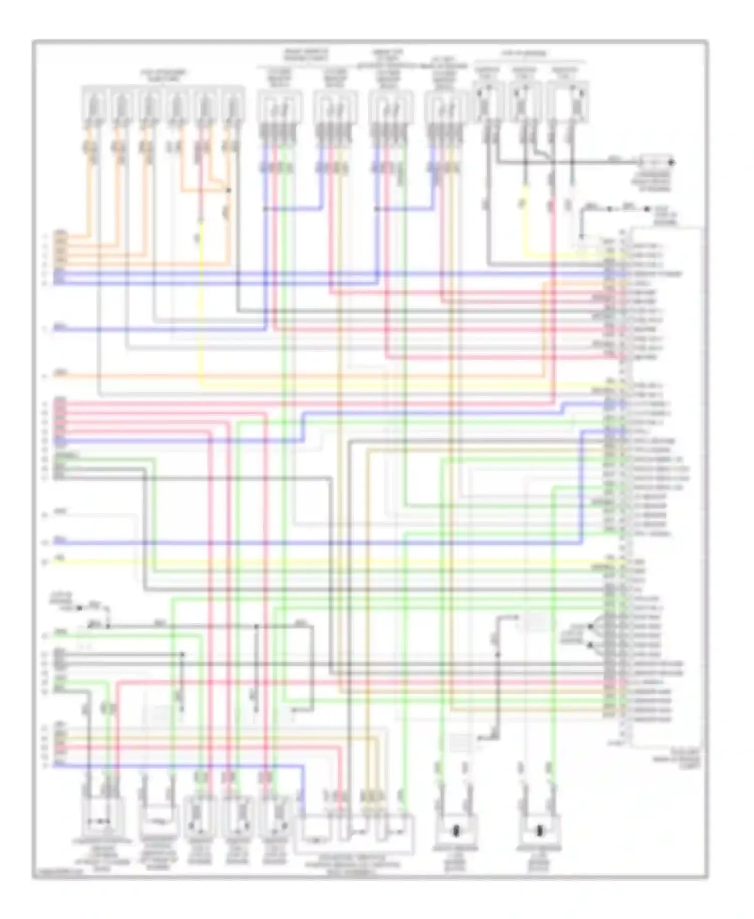 Sonata Hyundai V facelift (2007-2010): Wiring diagram engine performance 3.3l (5 of 5)
