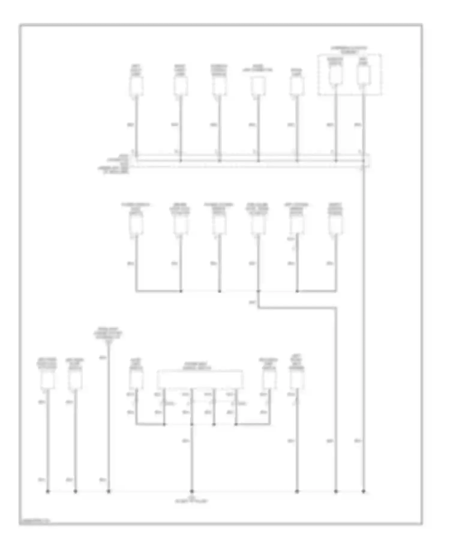 Sonata Hyundai V facelift (2007-2010): Ground distribution circuit (4 of 4)