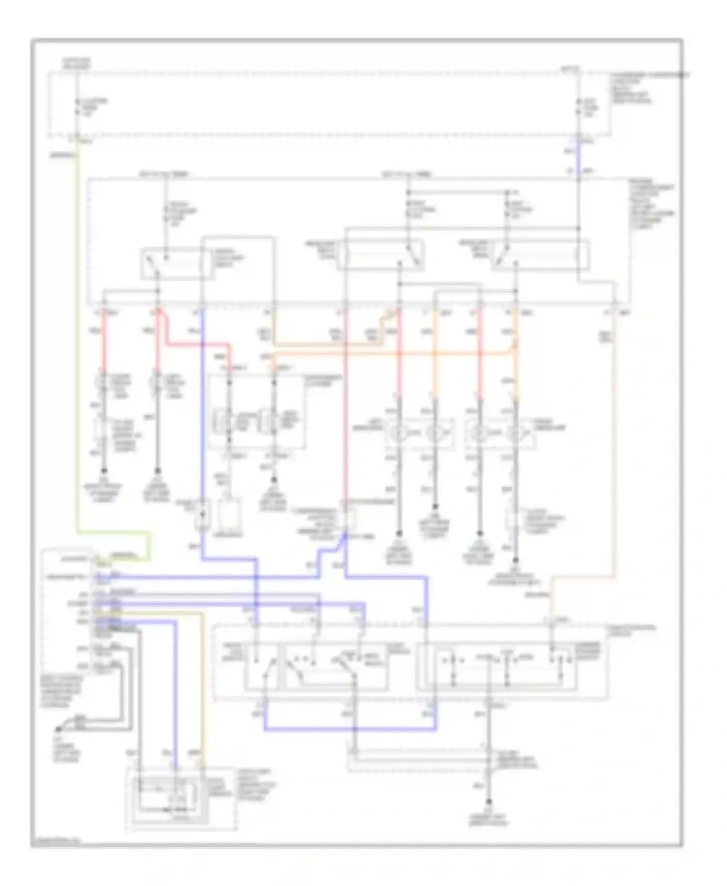 Sonata Hyundai V facelift (2007-2010): Headlights circuit, with autolamps