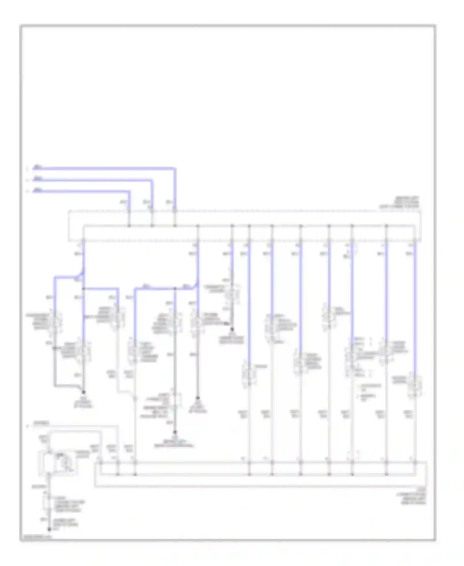 Sonata Hyundai V facelift (2007-2010): Instrument illumination circuit (2 of 2)